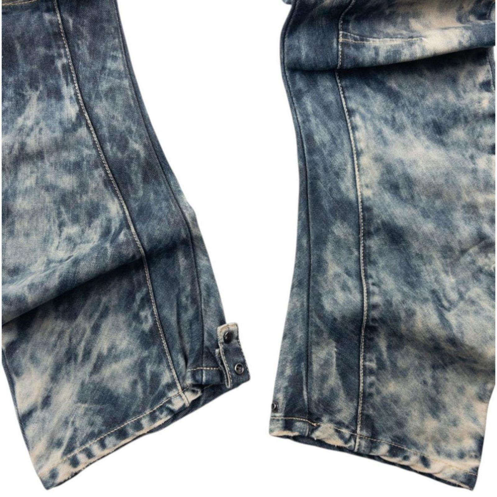 Other Vintage PPFM Curved Stacked Leg Denim Jeans Size W33 Size US 33 - 8 Thumbnail