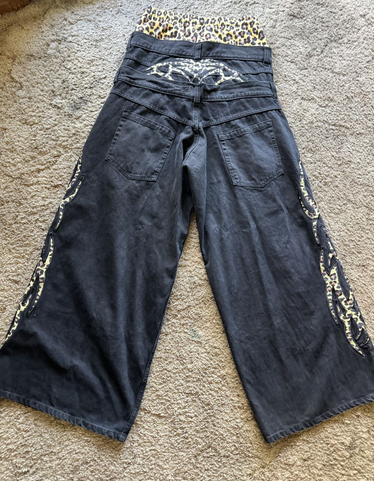 Other 2001 Odysey Triple Stacked Cheetah Denim Size 32 Size US 32 / EU 48 - 2 Thumbnail