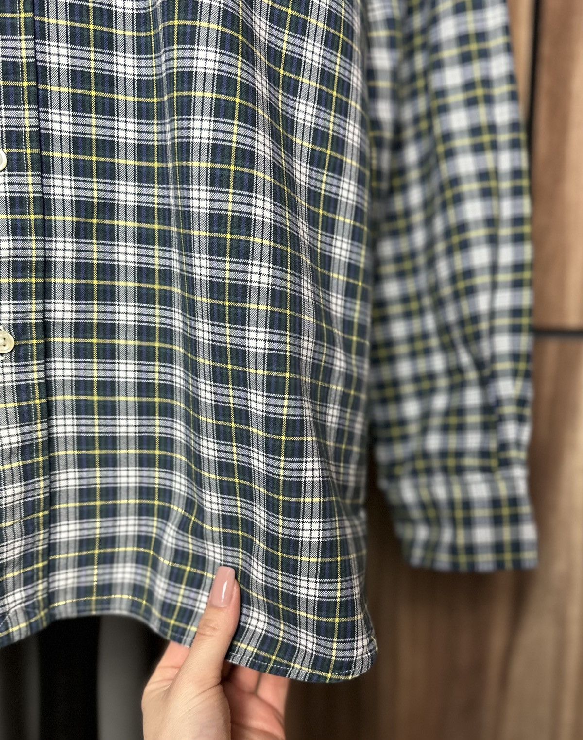 Ralph Lauren Logo Shirt Big Size 2XB Men's Long Sleeve
