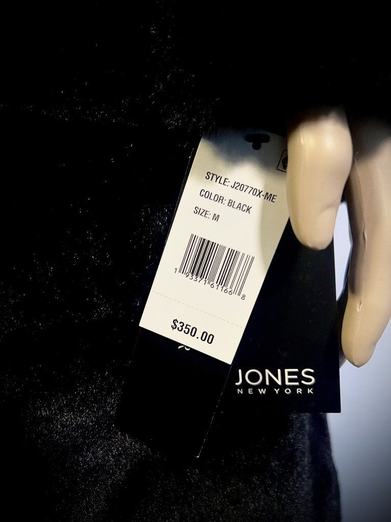 Jones New York NWT Jones New York Luxury Black Faux Fur Coat Size M / US 6-8 / IT 42-44 - 8 Thumbnail