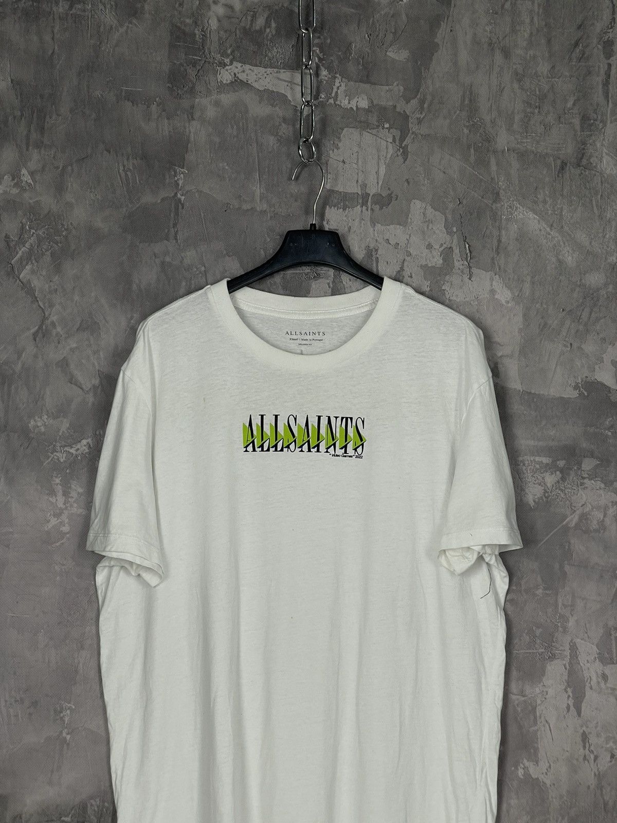 Allsaints ALLSAINTS T-shirt Big LOGO Y2K “Video Games” Streetwear Size US M / EU 48-50 / 2 - 9 Thumbnail