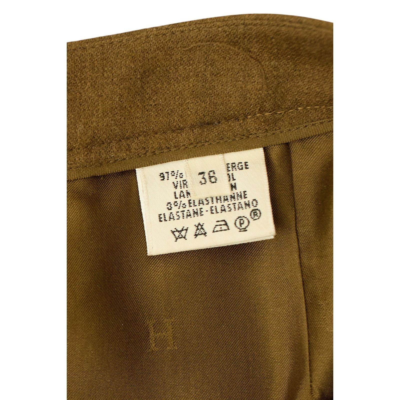 Hermes by Jean paul Gaultier Wool Pleated Skirt Trousers Size 26" / US 2 / IT 38 - 6 Thumbnail