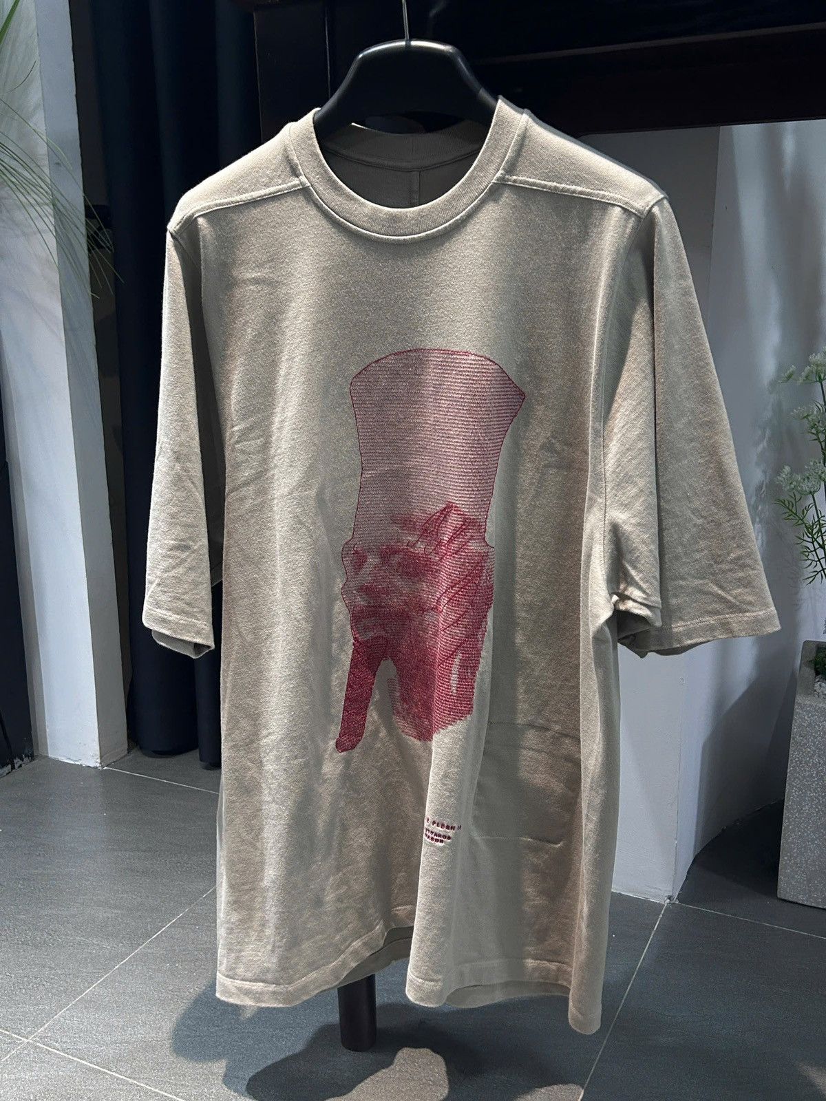 Rick Owens Rick Owens Ron Jumbo T Shirt Size US L / EU 52-54 / 3 - 1 Thumbnail