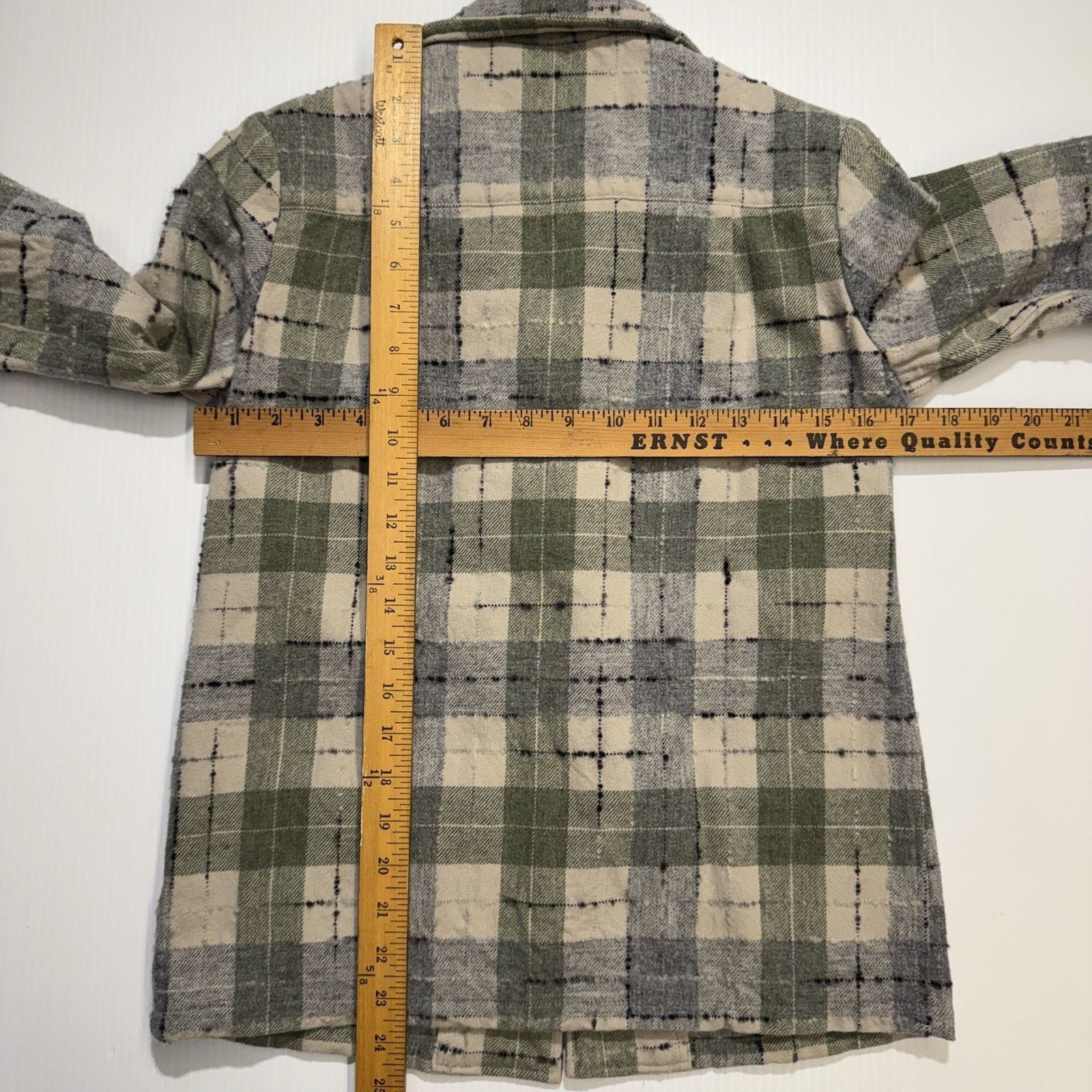 Pendleton VTG 90s PENDLETON 100% Wool Plaid Lightweight Shirt Blazer Size XS / US 0-2 / IT 36-38 - 4 Thumbnail