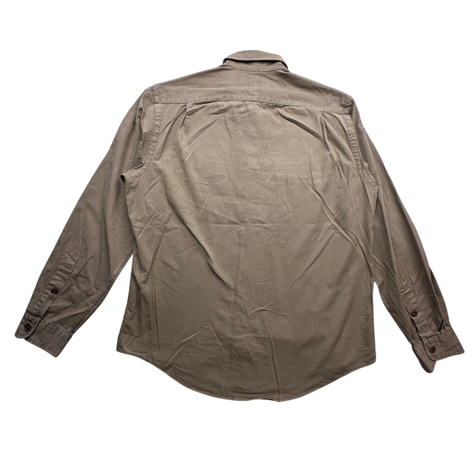 Polo Ralph Lauren Polo Ralph Lauren Twill Button Up Brown Shirt Mens L Size US L / EU 52-54 / 3 - 6 Thumbnail