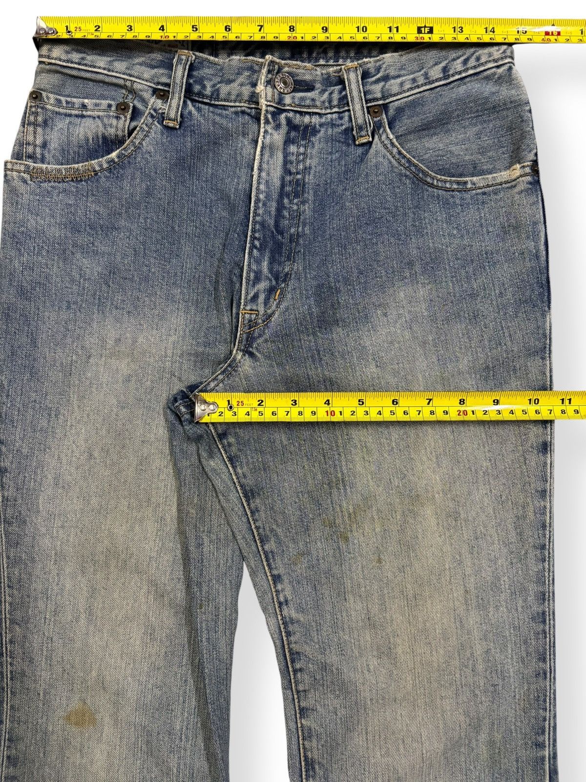 Blue Blue Japan Vintage Japanese Brand BlueWay Rusty Mud Wash Flare Jeans Size US 29 - 14 Thumbnail