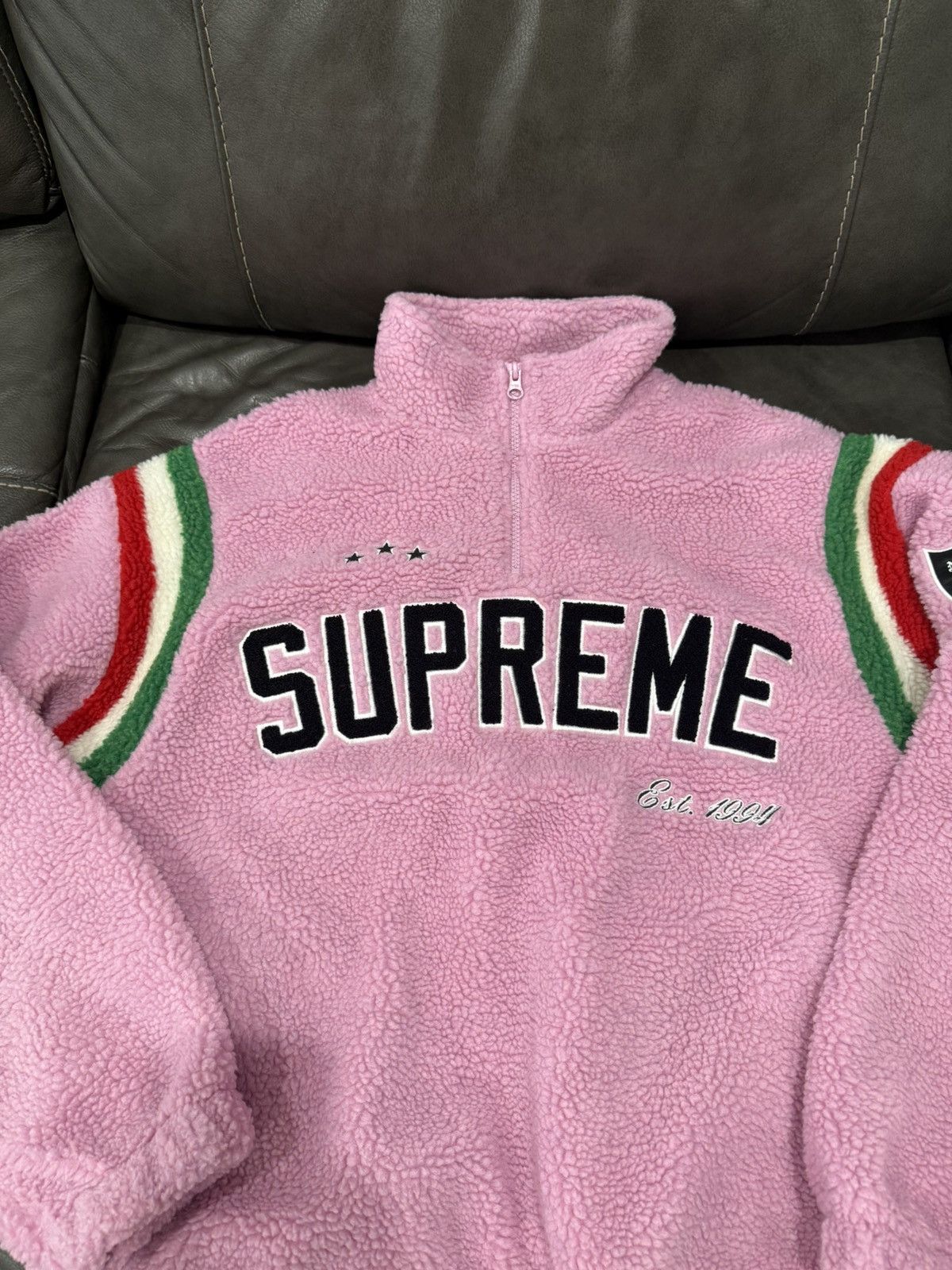 Supreme Supreme arc half zip fleece pullover Size US M / EU 48-50 / 2 - 2 Thumbnail