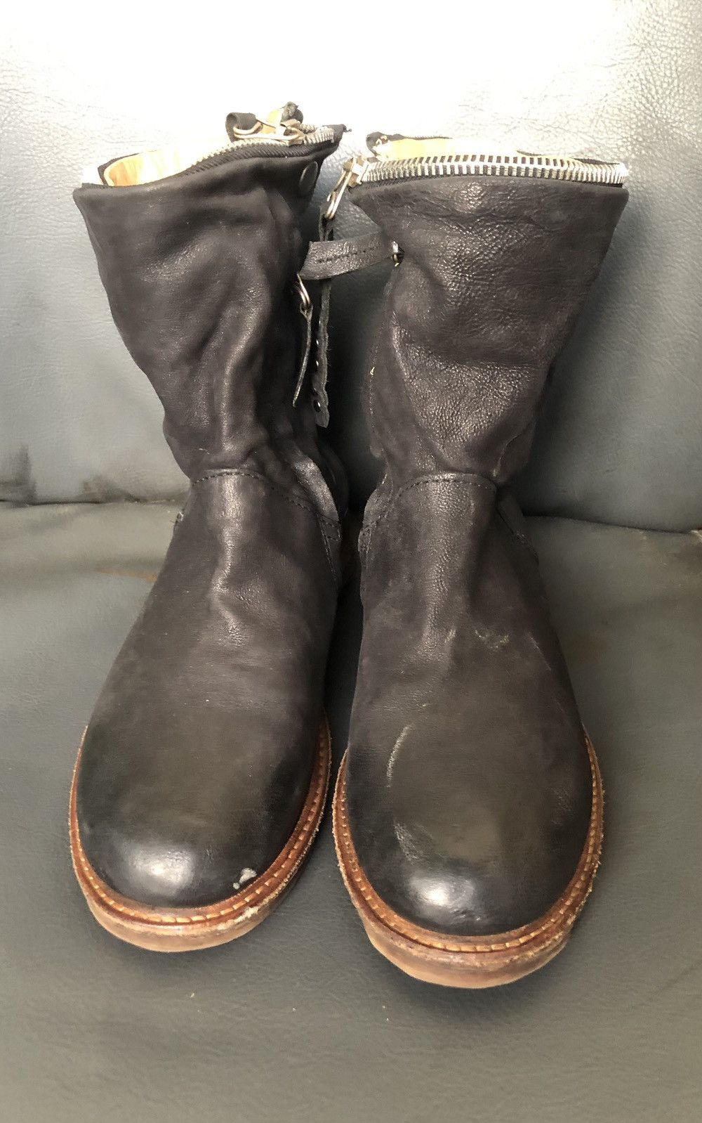 A.S.98 A.S 98 Black Calfskin Leather Women’s Boots Size 37 Size US 6.5 / IT 36.5 - 4 Thumbnail