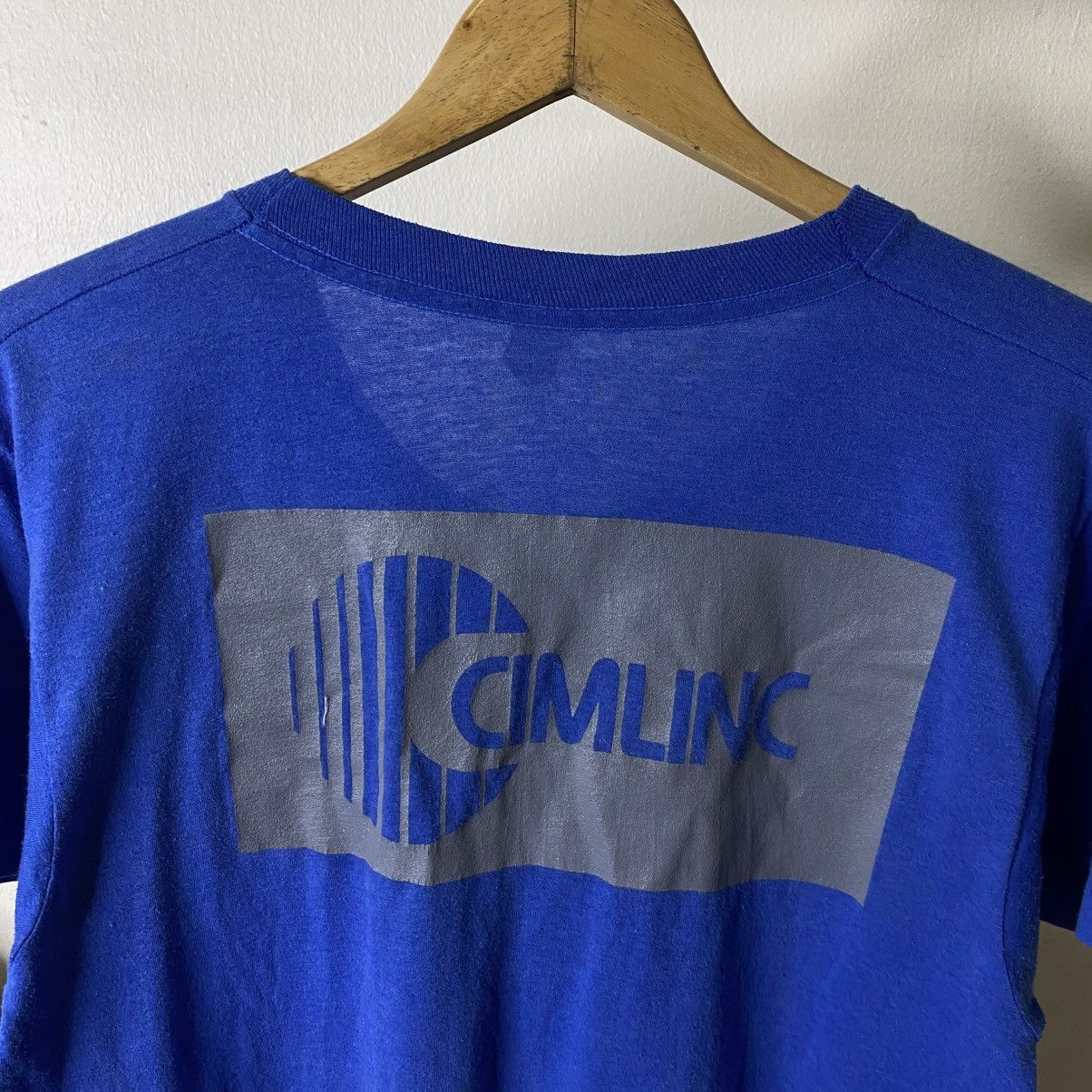 Vintage 1980s Cimlinc Software Technology Tee Very Rare Size US M / EU 48-50 / 2 - 5 Thumbnail