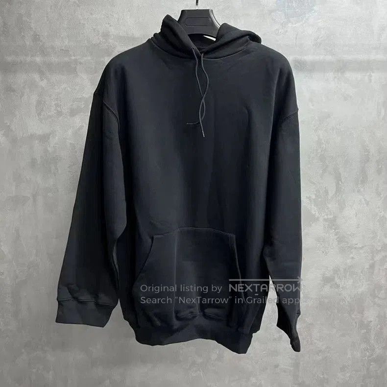 Balenciaga Balenciaga Black Logo Print Hoodie. Size US XS / EU 42 / 0 - 1 Thumbnail