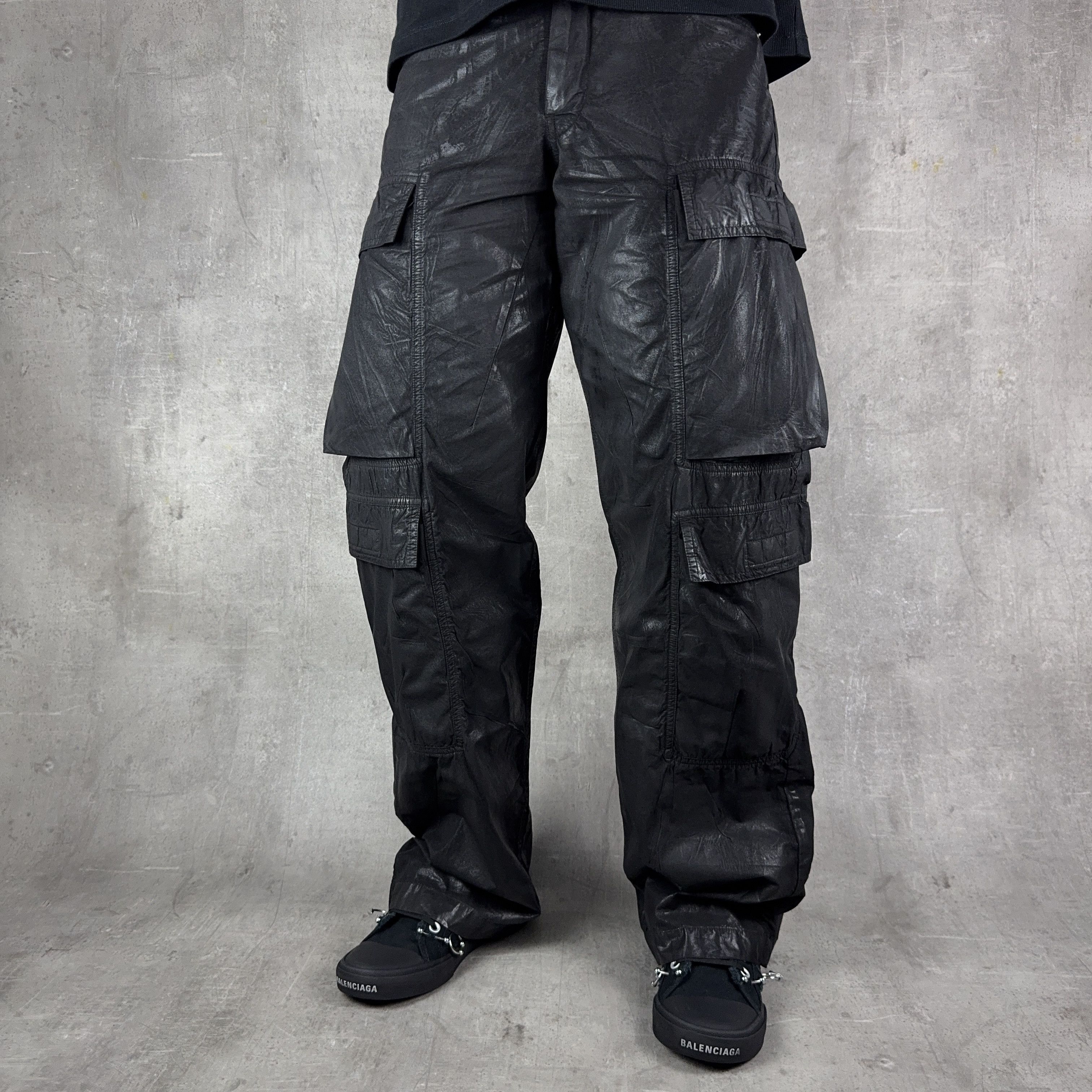 Rick Owens Drkshdw RICK OWENS DRKSHDW Double Cargo Jeans in Dark Dust Size US 26 / EU 42 - 1 Thumbnail