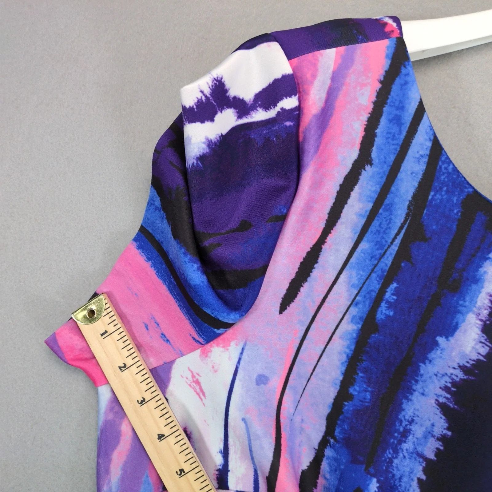 Other DR Collection Abstract Watercolor A-Line Sheath Dress 18W Size XXL / US 16-18 / IT 52-54 - 6 Thumbnail