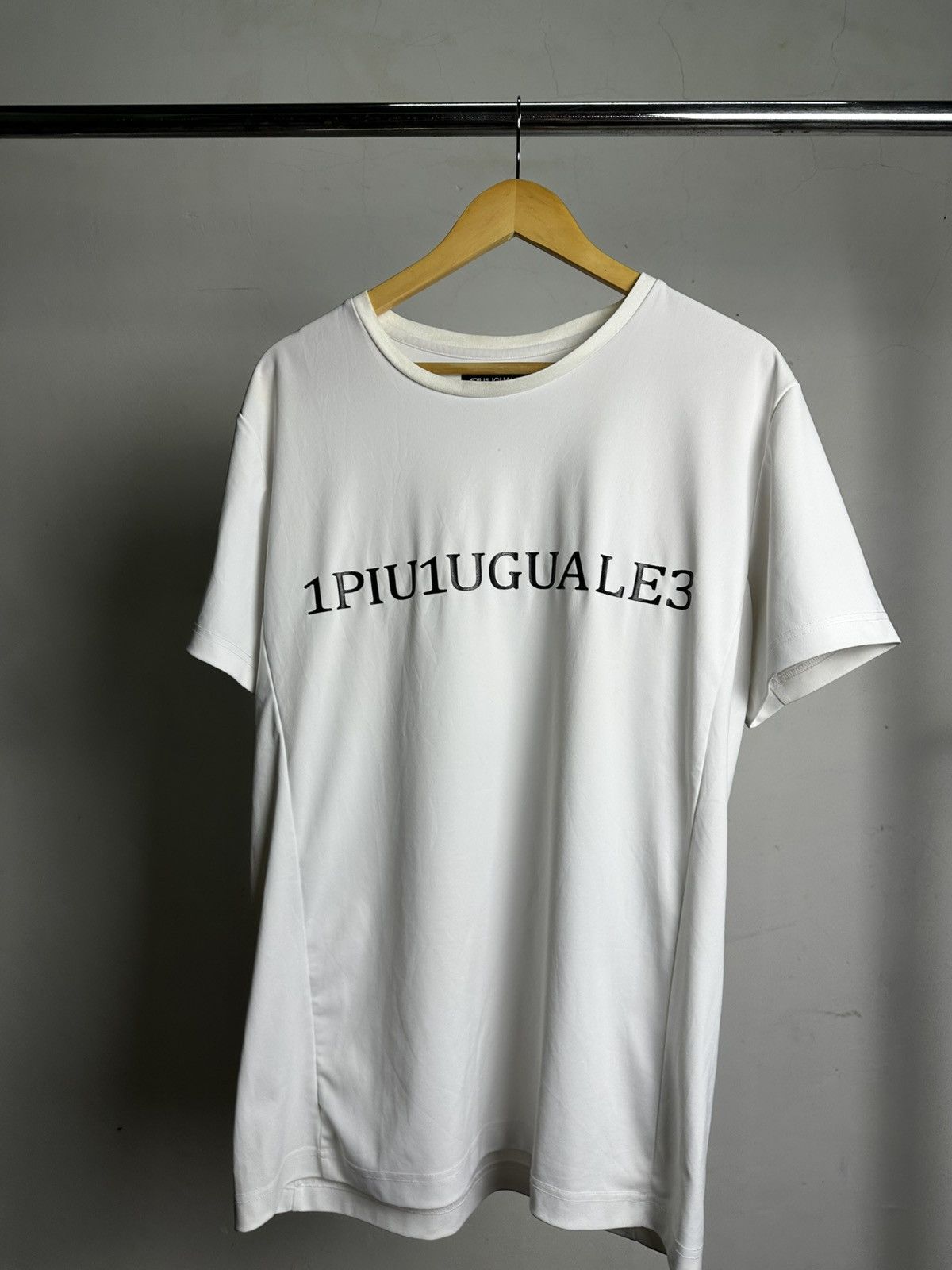 Japanese Brand 1PIU1UGUALE3 Sport Spellout Jersey tee Size US M / EU 48-50 / 2 - 1 Thumbnail
