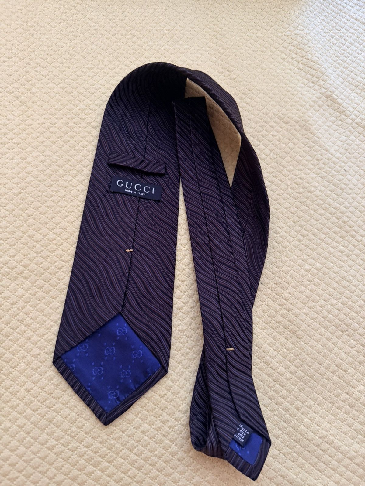 Gucci Gucci Vintage 90s Silk Tie Made in Italy Archive Size ONE SIZE - 1 Thumbnail