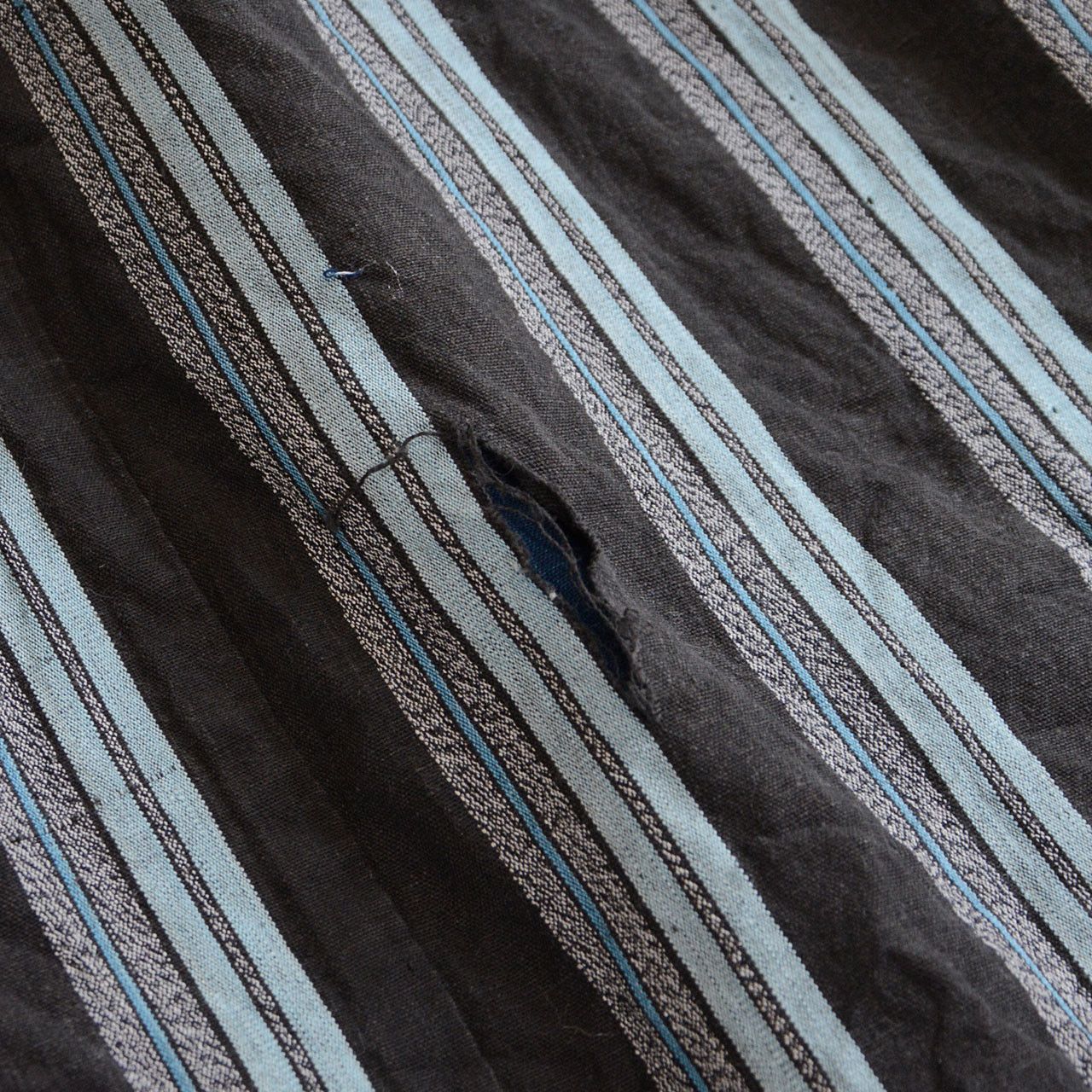 Other Noragi Jacket Vintage Japan Black Stripe Cotton Size US L / EU 52-54 / 3 - 7 Thumbnail