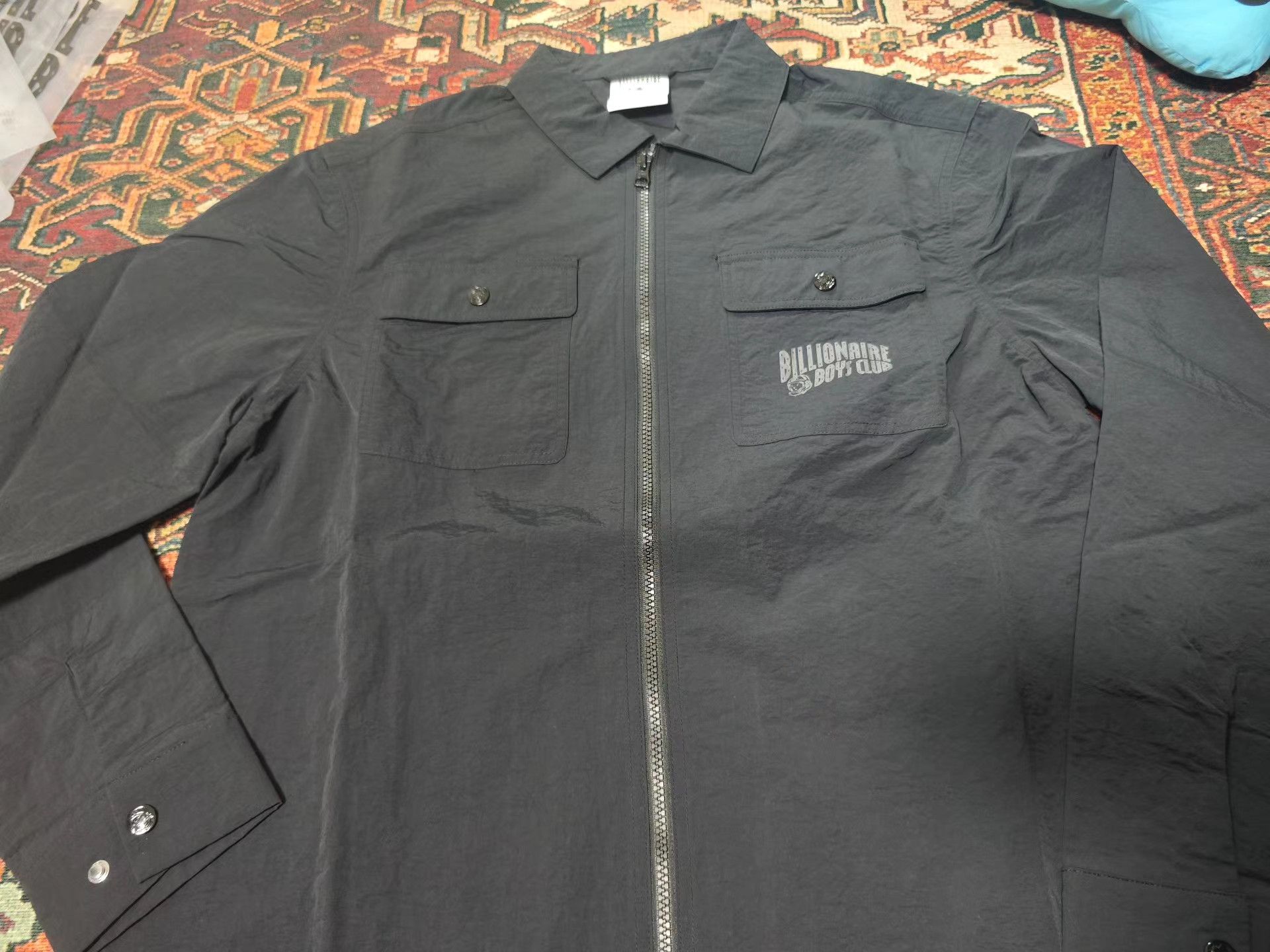Billionaire Boys Club BILLIONAIRE BOYS CLUB Zip Mock Neck Long-Sleeve Shirt Size US M / EU 48-50 / 2 - 3 Thumbnail