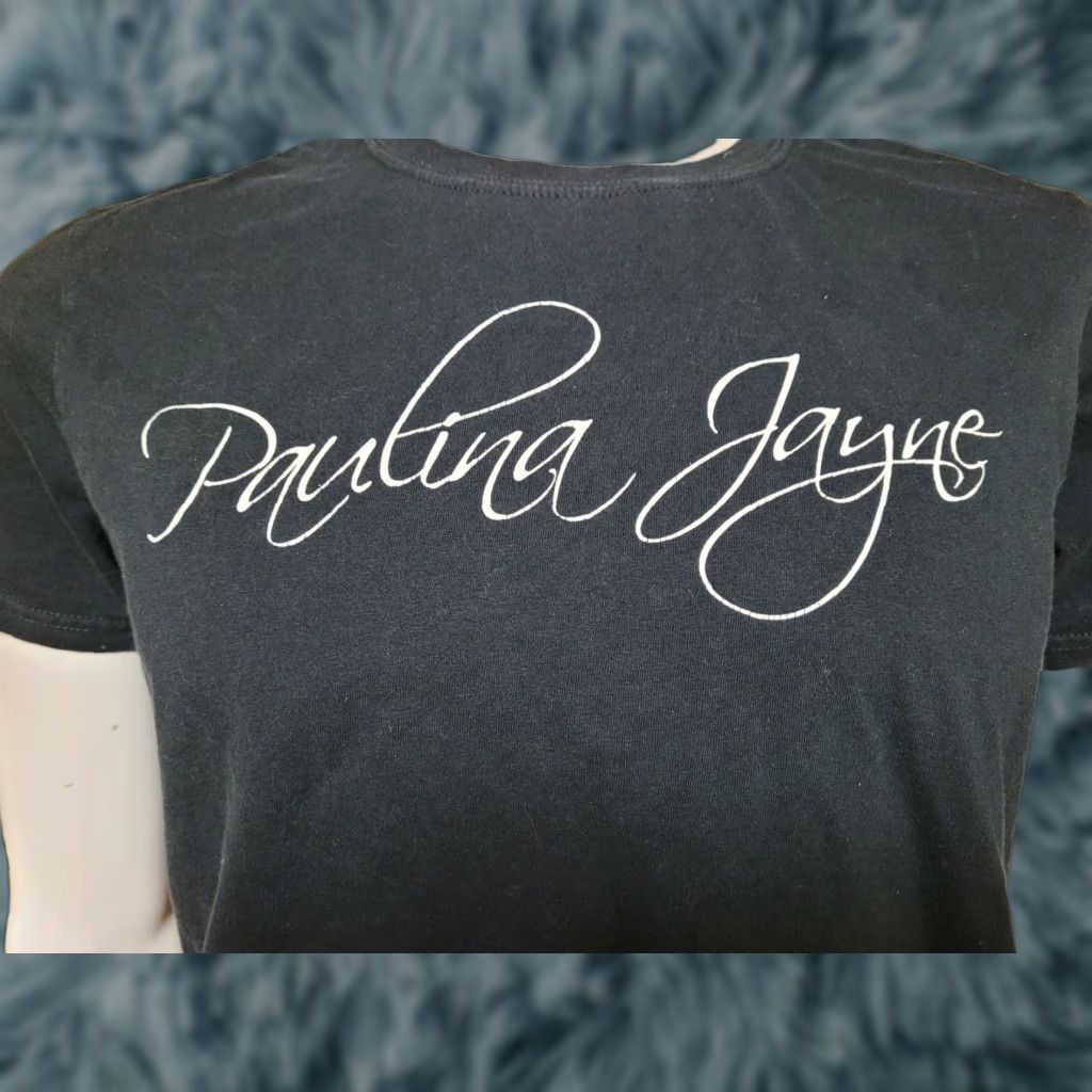 Gildan VTG Paulina Jayne Country Singer T Shirt Medium Nashville Detroit MI Mens Black 100% Cotton Graphic Tee Short Sleeve Round Neck Size US M / EU 48-50 / 2 - 1 Thumbnail