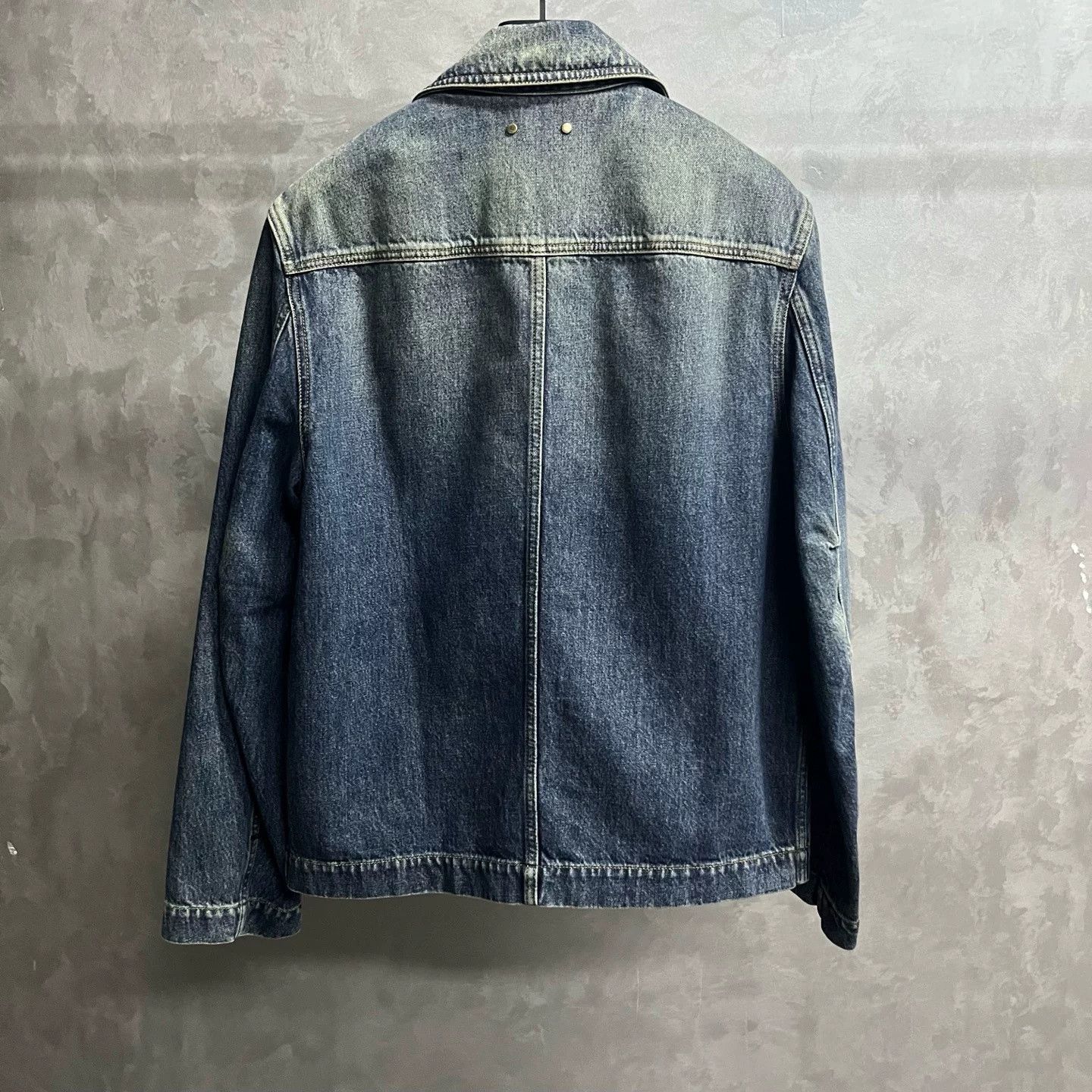 Louis Vuitton Louis Vuitton Ink Blue Logo Denim Jacket Size US S / EU 44-46 / 1 - 5 Thumbnail