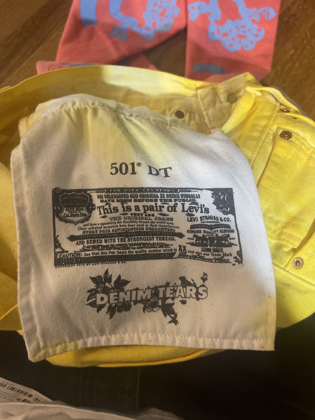 DENIM TEARS Denim Tears Bstroy Tears 501 Jean Size US 31 - 4 Thumbnail