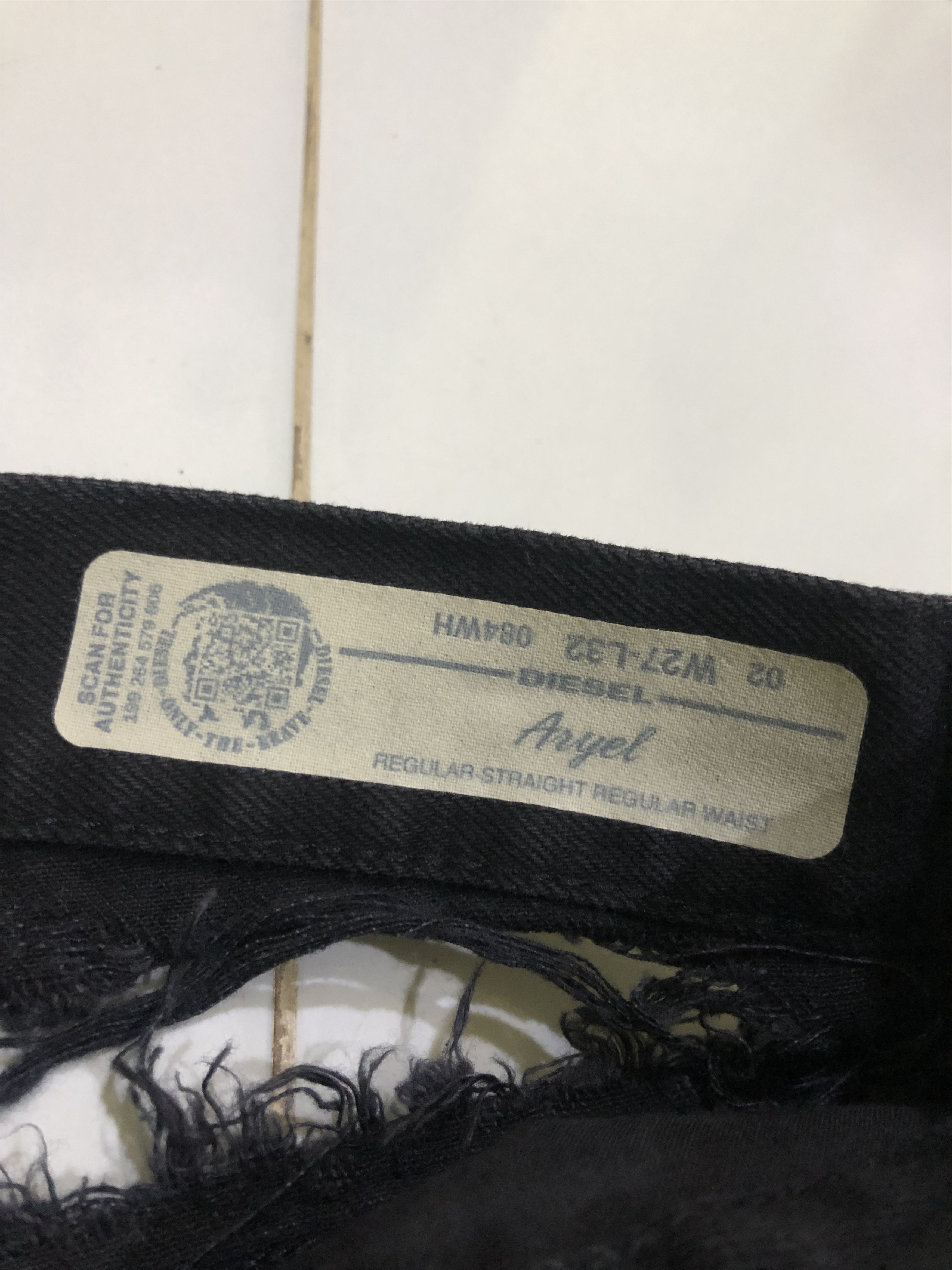Diesel BNWT Diesel Aryel 084WH Distressed Black Jeans Size 30" / US 8 / IT 44 - 8 Thumbnail