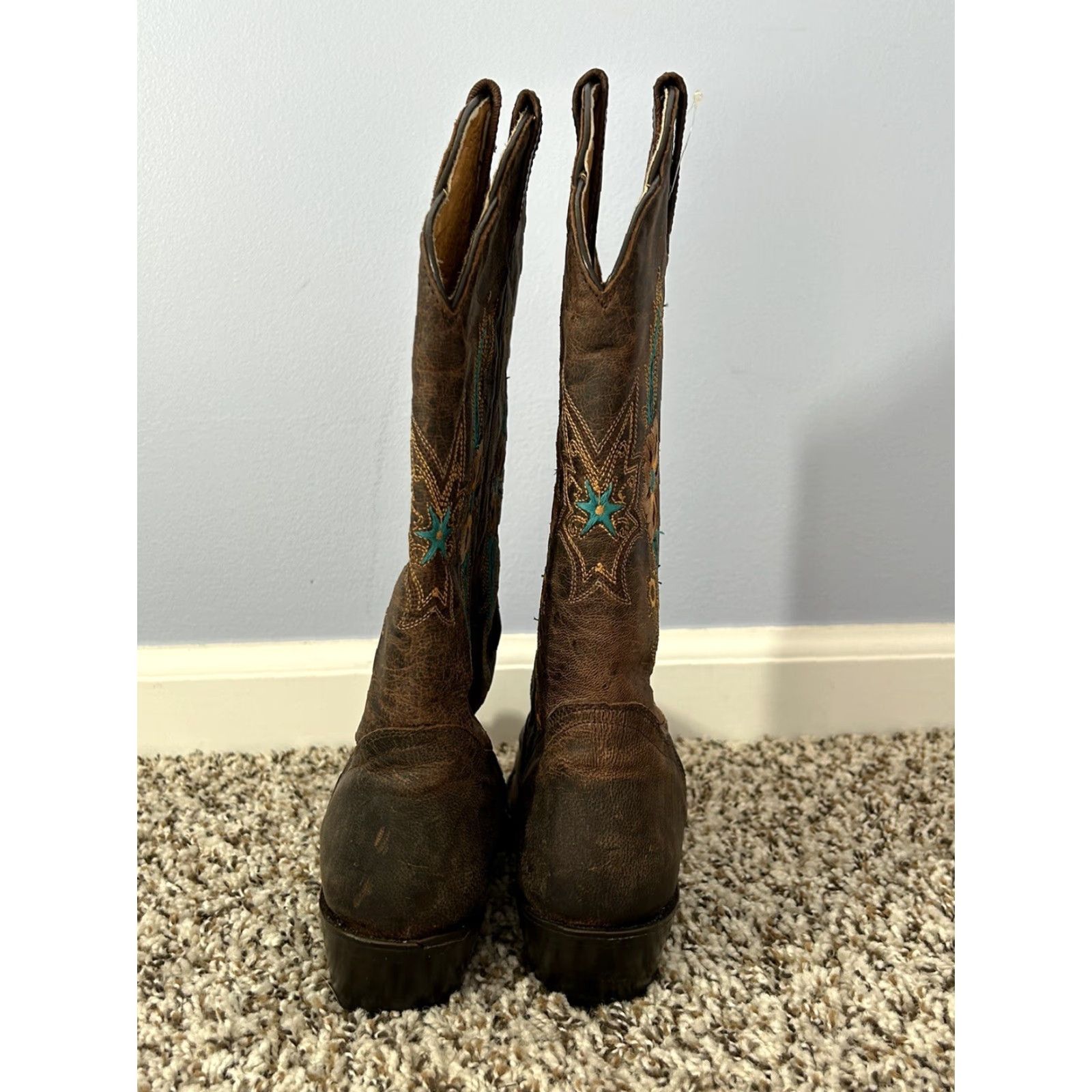 Skin VINTAGE Womens JB Dillon genuine goat skin western boots Size 5 B JBW2308 Size US 5 / IT 35 - 6 Thumbnail