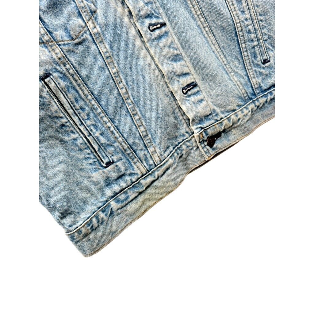 Levi's × Vintage Vintage Levi's Men's Distressed Denim Trucker Jacket Size US L / EU 52-54 / 3 - 7 Thumbnail
