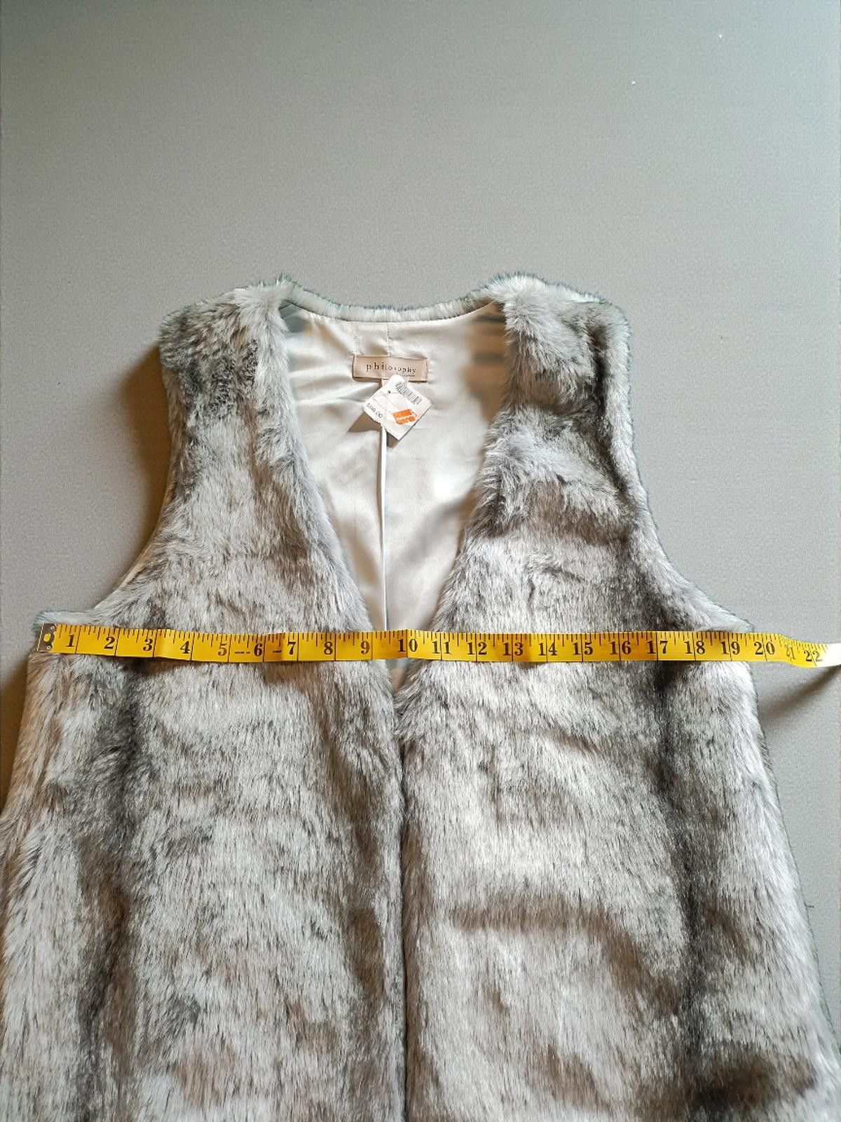 Other Philosophy Republic Clothing Small Faux Fur Vest Light Blue Size S / US 4 / IT 40 - 6 Thumbnail