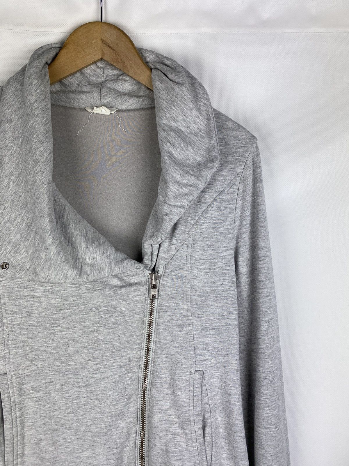 Helmut Lang Helmut Lang ladies full zip avant-garde assymetrical jacket Size L / US 10 / IT 46 - 5 Thumbnail