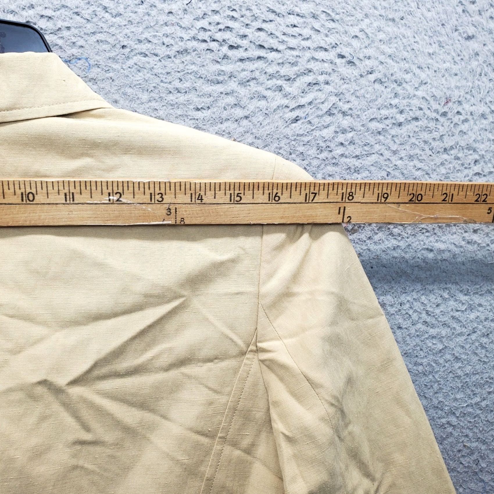 Talbots Talbots Blazer Jacket Womens 8P Brown Lined Single Breasted Business Silk Linen Size M / US 6-8 / IT 42-44 - 4 Thumbnail