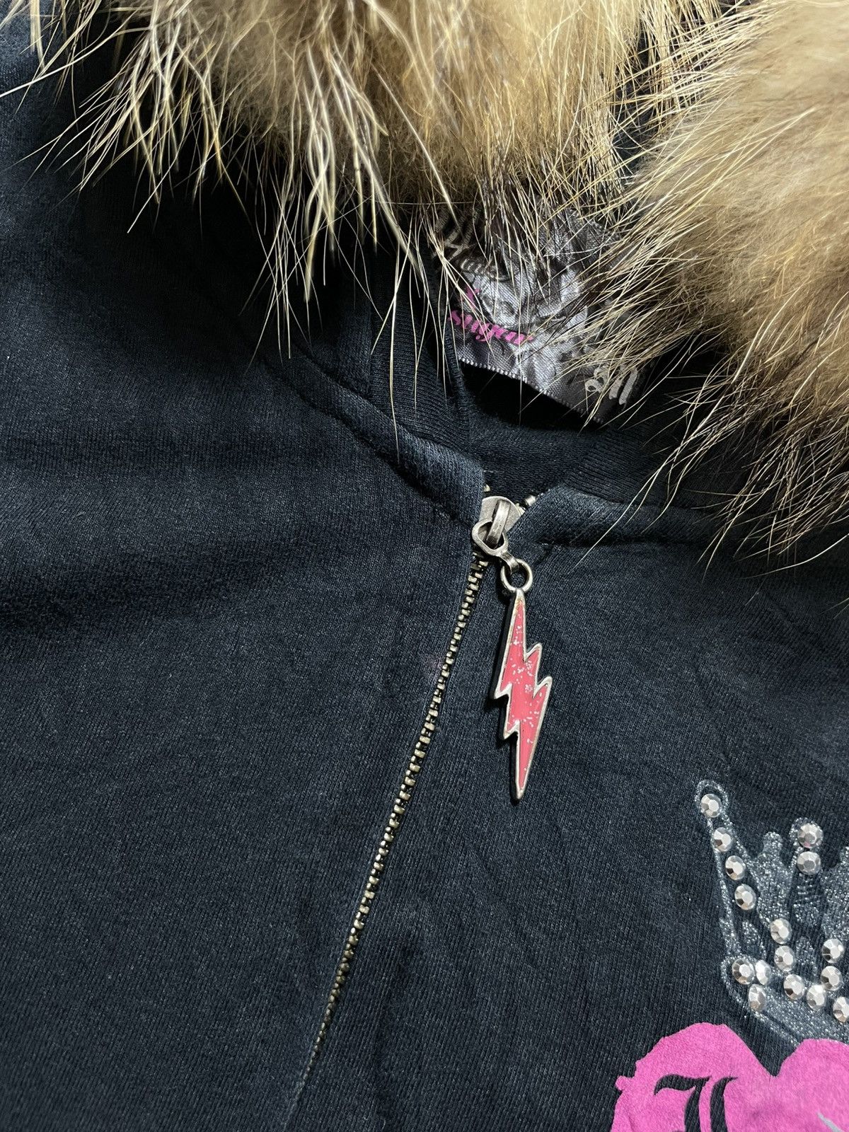 If Six Was Nine Brown Sugar Japan Faux Fur zip Hoodie gothic ifsix lgb style Size S / US 4 / IT 40 - 6 Thumbnail