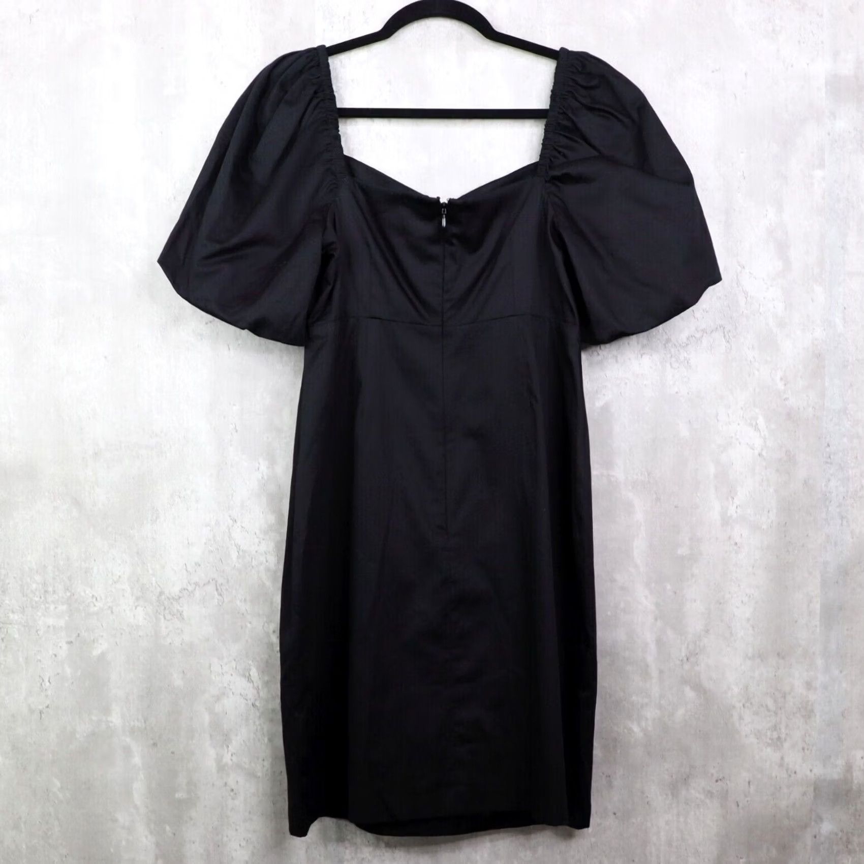 Boden Boden Mini Dress Womens Size 6L Black Cut Out Bodice Puff Sleeve Sweetheart Neck Front Zip Pencil Dress Party/Cocktail Womens Size M / US 6-8 / IT 42-44 - 5 Thumbnail