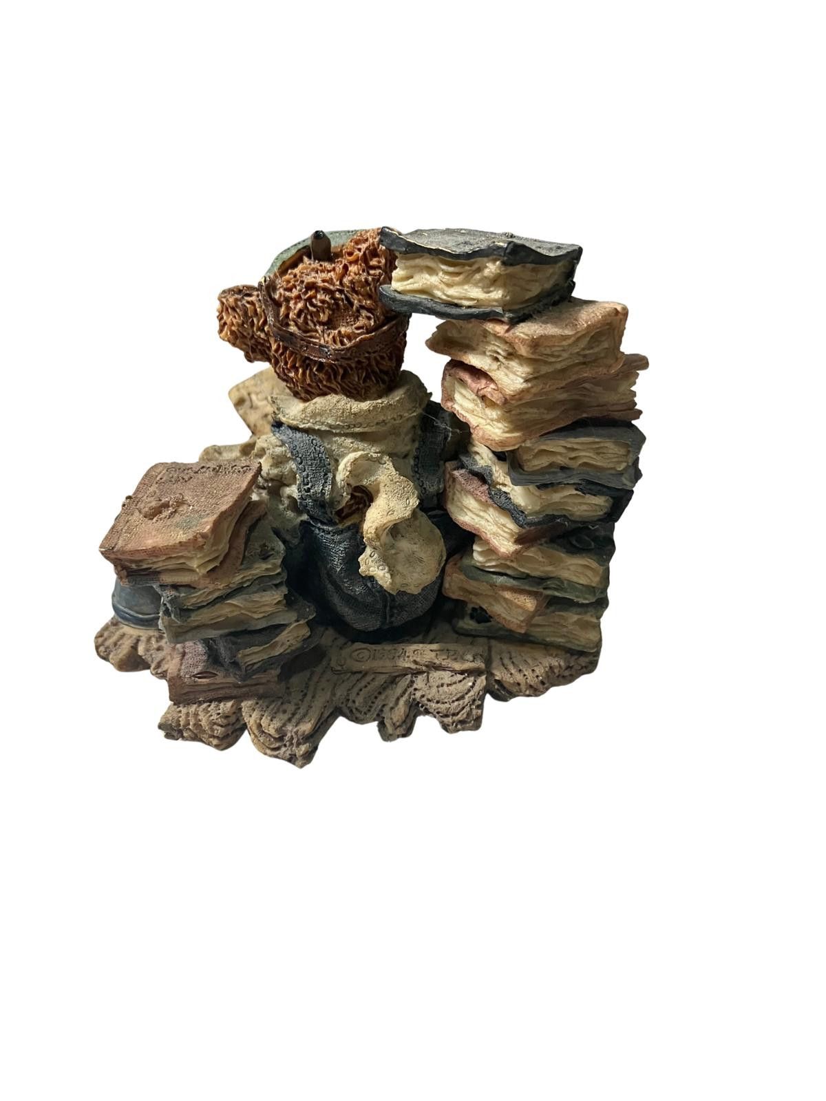 Other Boyds Bears Handcrafted Bear Figurine with Books Sculpture Size ONE SIZE - 2 Thumbnail
