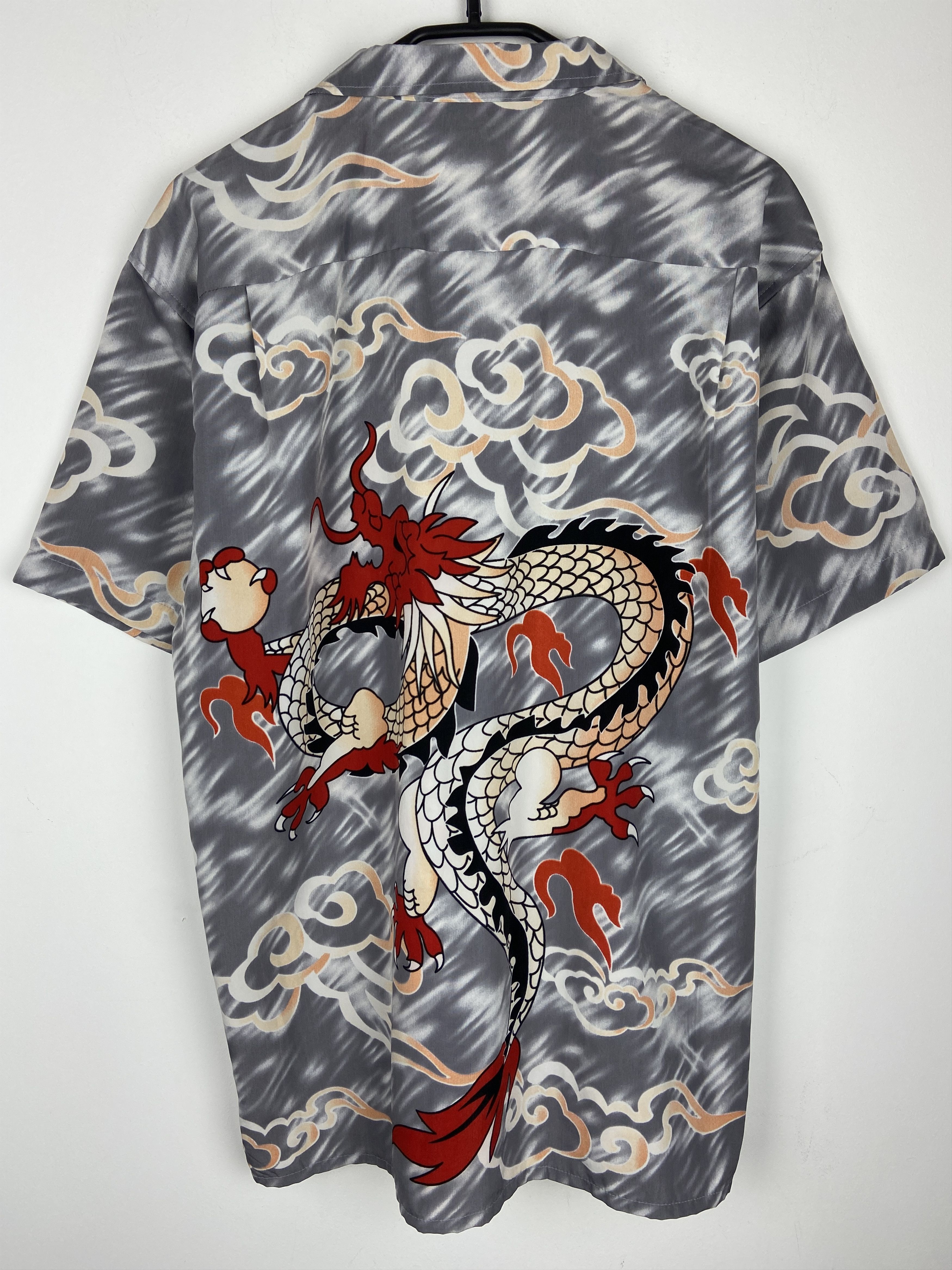Japanese Brand Japanese Style Dragon Fly Button Up Short Sleeve Shirt Size US M / EU 48-50 / 2 - 3 Thumbnail