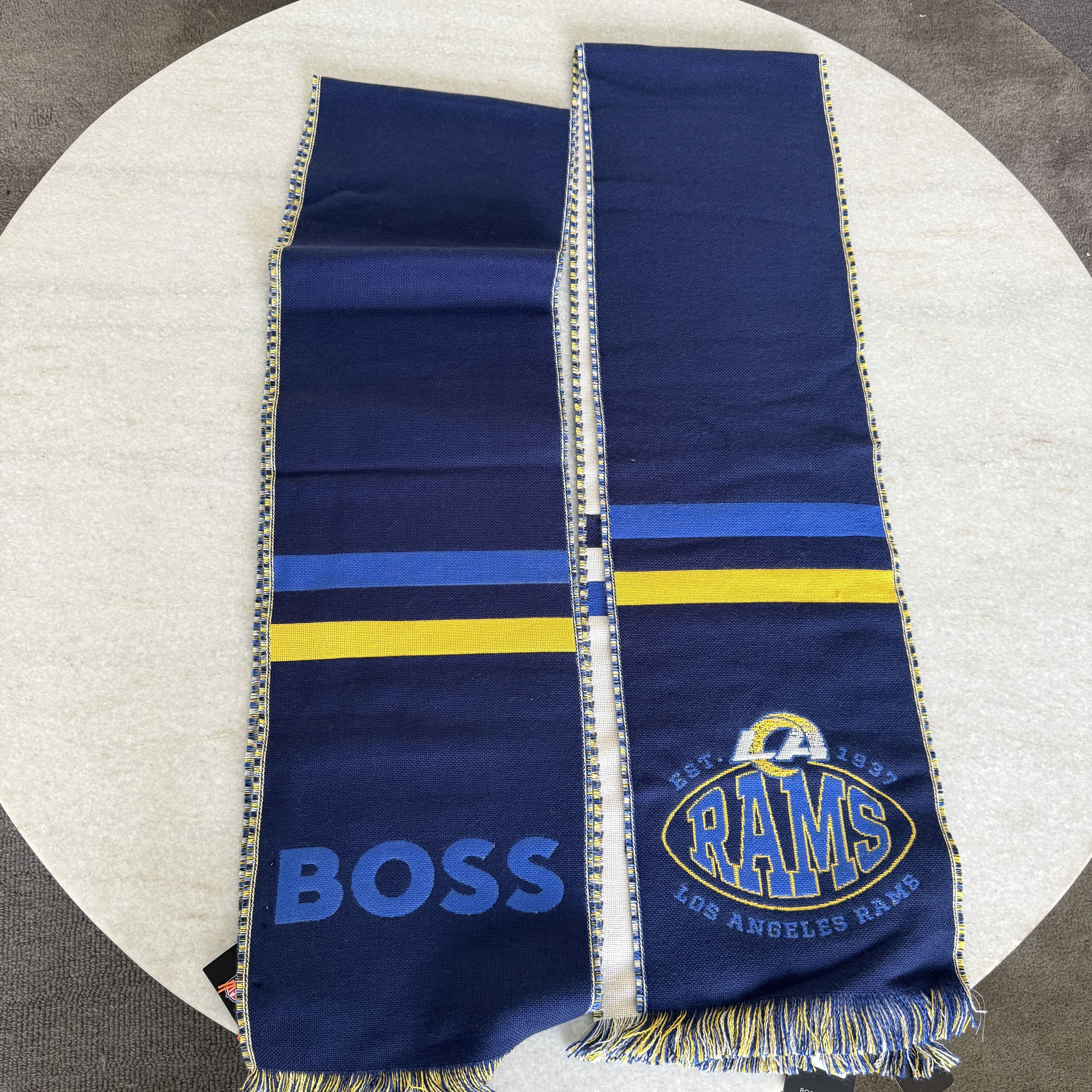 Hugo Boss Hugo Boss X NFL RAMS Scarf, Wool-blend, Made in Italy Size ONE SIZE - 2 Thumbnail