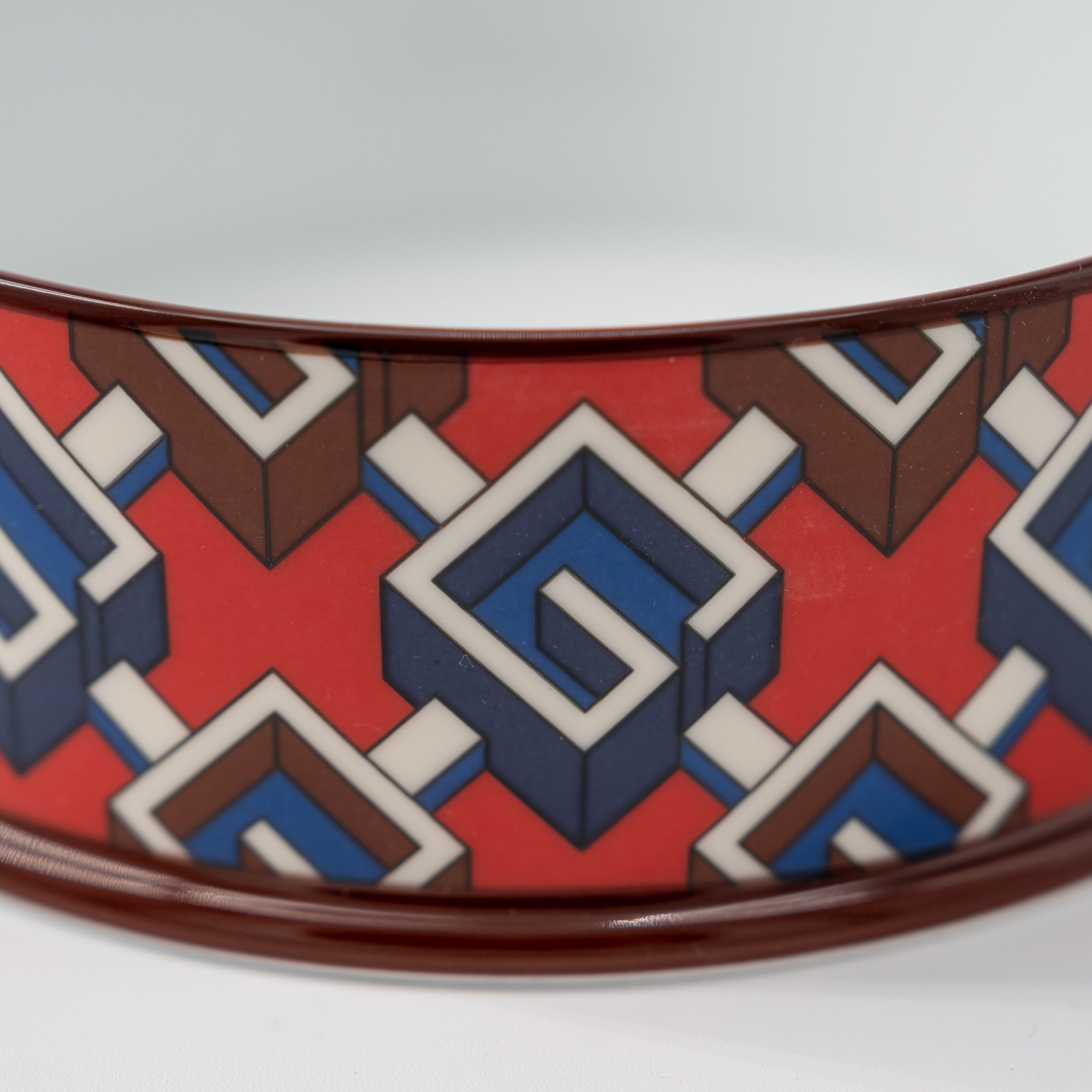 Gucci Gucci Dog Bowl Geometric G Water Food Porcelain Red BLue 9 Size ONE SIZE - 3 Thumbnail