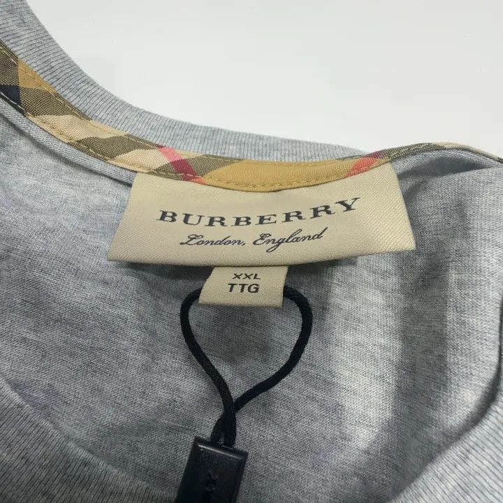 Burberry Burberry Burberry Gray Embroidered Short Sleeve T-Shirt-25 Size US XXL / EU 58 / 5 - 4 Thumbnail