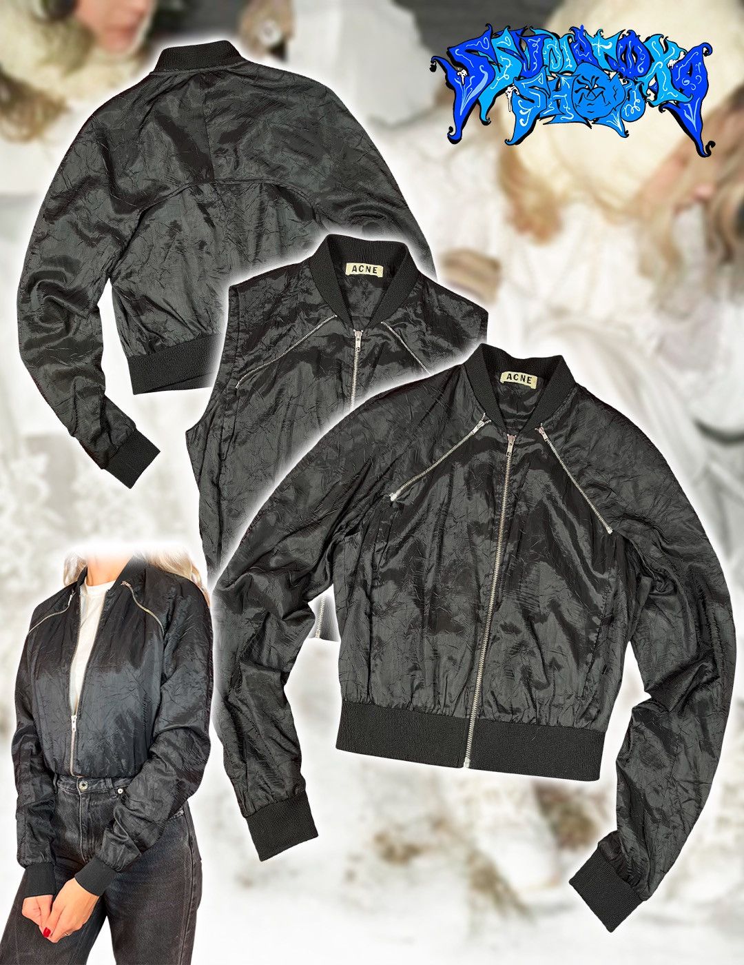 Acne Studios High fashion transformer bomber jacket - vest Acne Studios Size M / US 6-8 / IT 42-44 - 1 Thumbnail