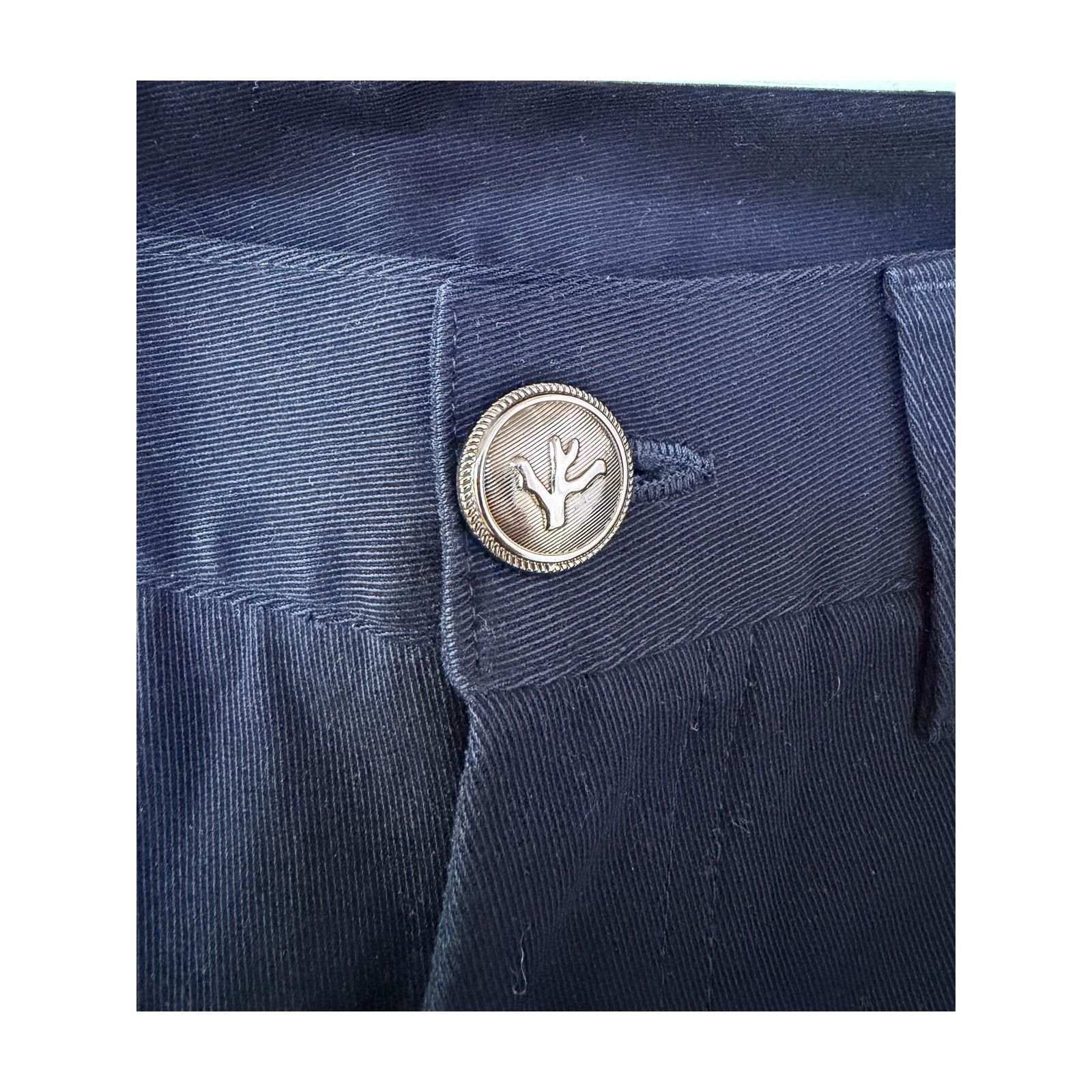 Isaia Isaia Like New Men's Cotton Blue Pants Size US 30 / EU 46 - 4 Thumbnail