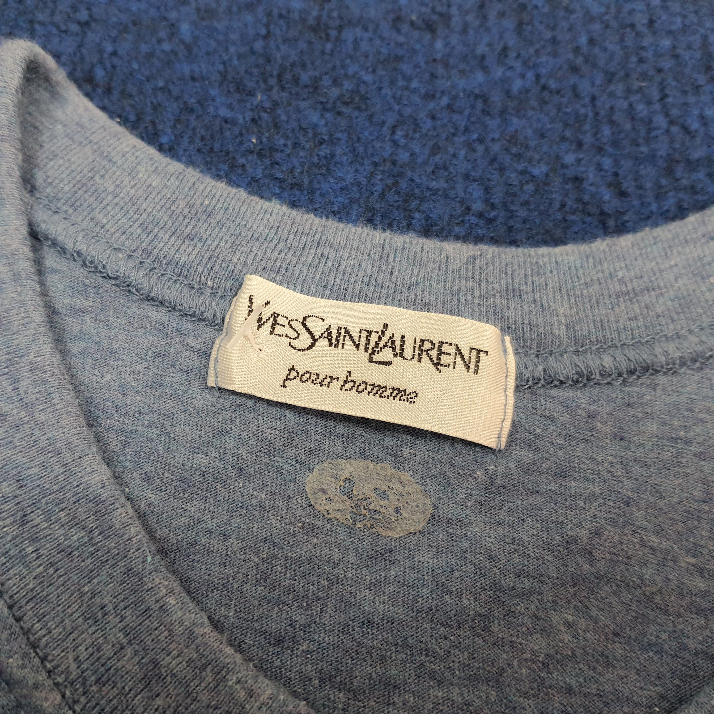 Vintage × Yves Saint Laurent Vintage Yves Saint Laurent YSL Designer Tshirt Size US M / EU 48-50 / 2 - 4 Thumbnail