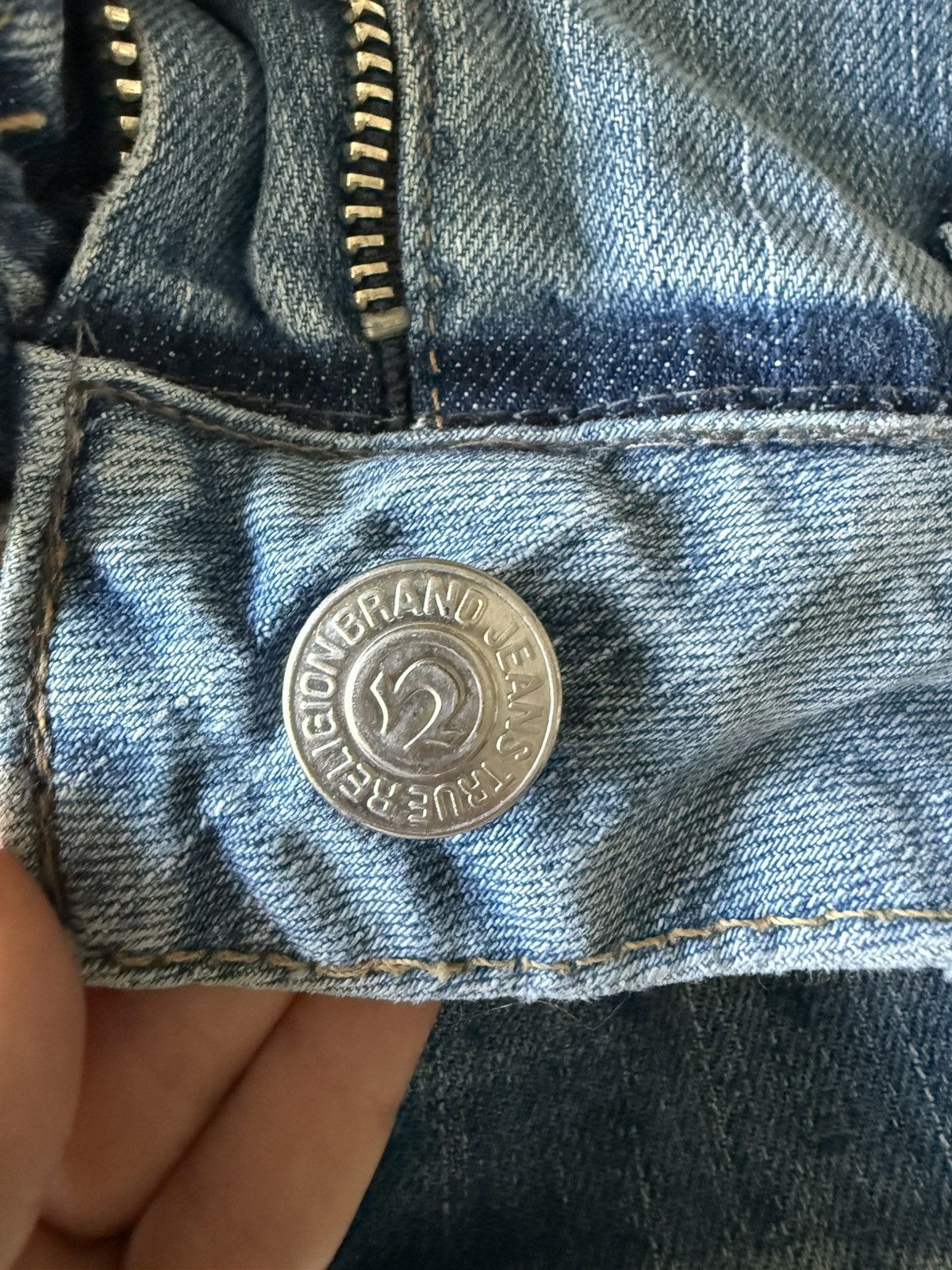 True Religion Low rise True Religion Flares Size 25" / US 0 / IT 36 - 5 Thumbnail