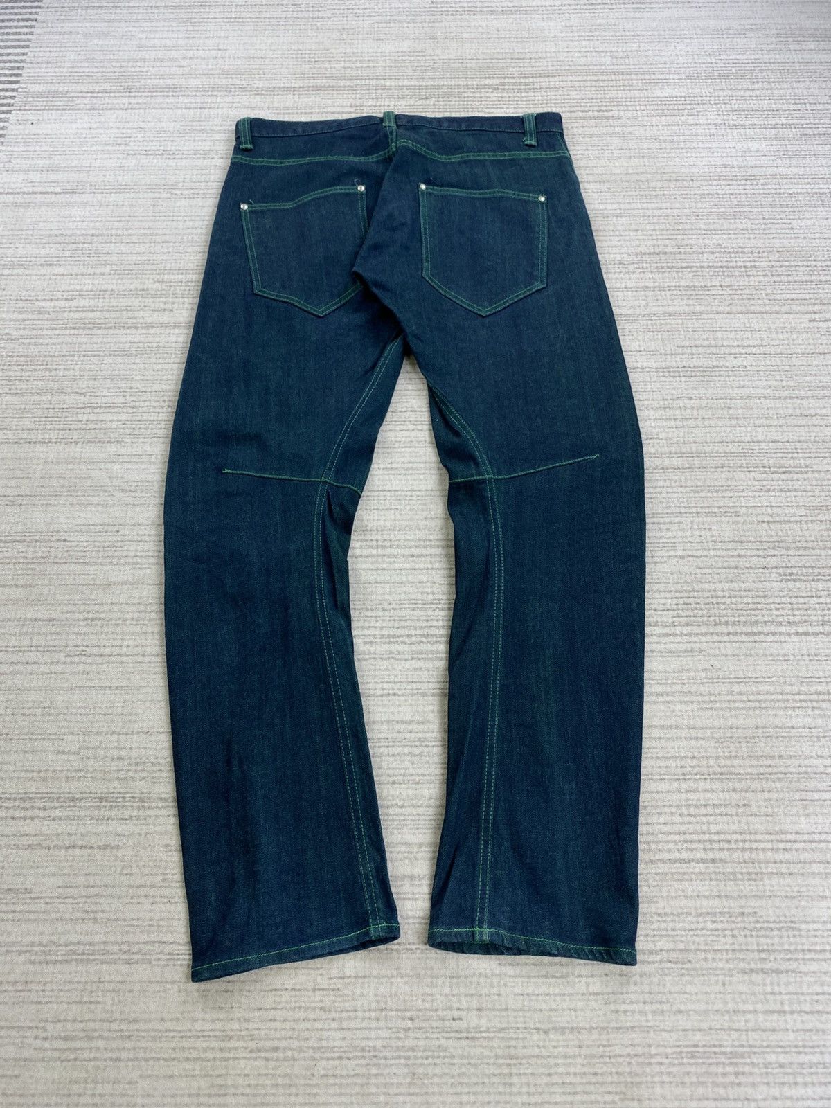 PPFM Vintage Snap Fasteners Rare Design Denim Jeans Size US 34 / EU 50 - 2 Thumbnail