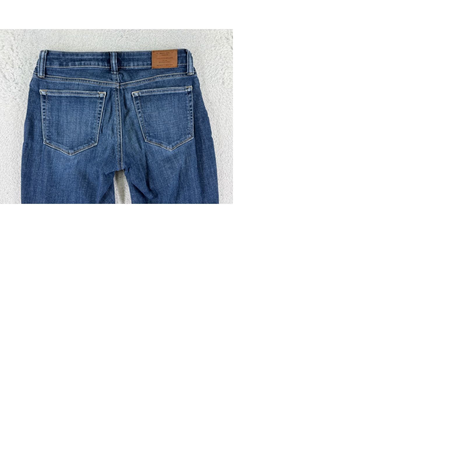 Lucky Brand VINTAGE Lucky Brand Jeans Women 2 Blue Denim Pants Skinny Tapered Cotton Blend 5-Pocket Blue USA Womens Size 26" / US 2 / IT 38 - 10 Thumbnail