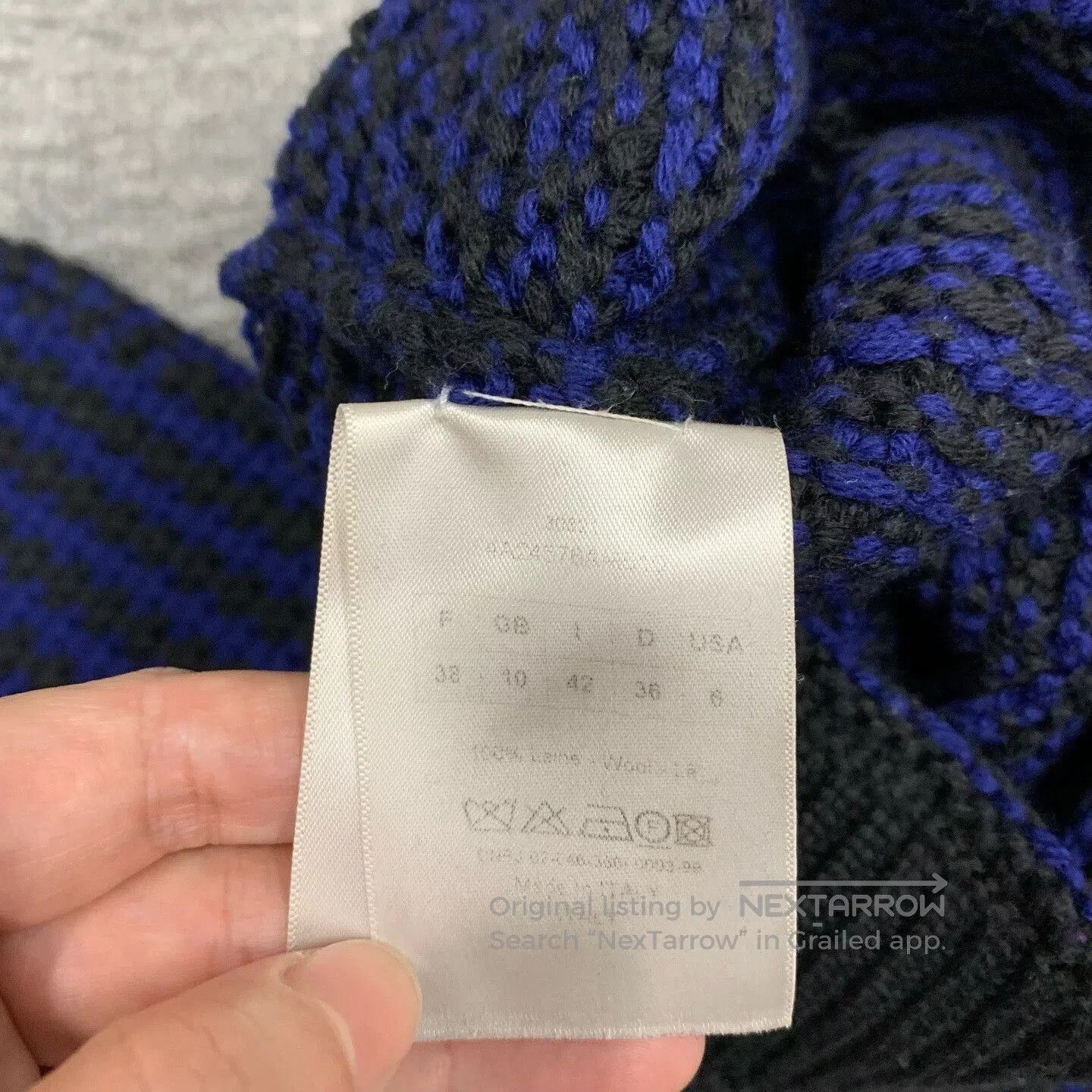 Dior dior black blue wool sweater size 38. Size M / US 6-8 / IT 42-44 - 5 Thumbnail