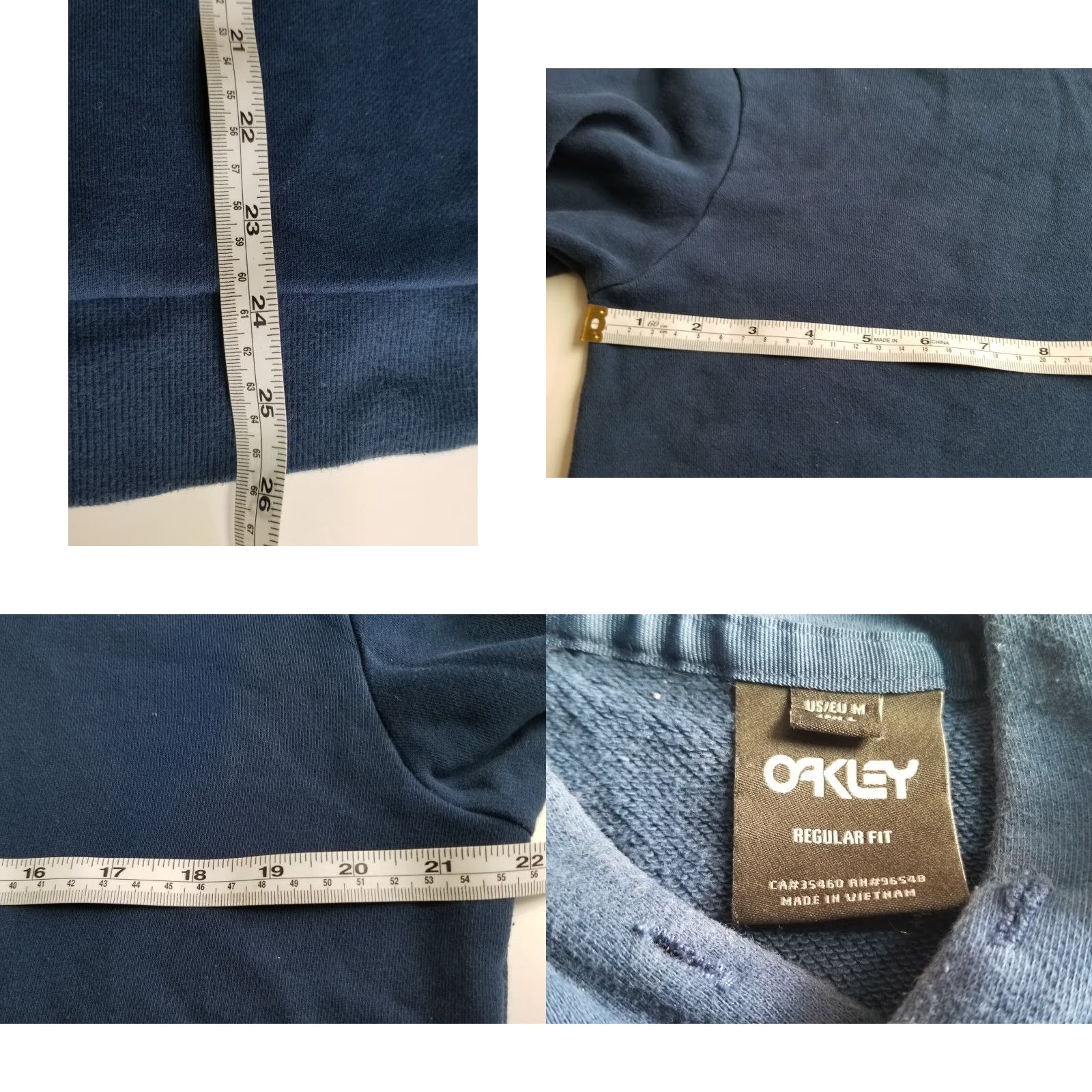 Oakley Oakley Hoodie Sweatshirt Factory Pilot Blue M Medium Men Mens Size M Regular Pullover Blue Oakley Factory Pilot Hoodie Sweatshirt Blue Size Medium Size US M / EU 48-50 / 2 - 8 Thumbnail