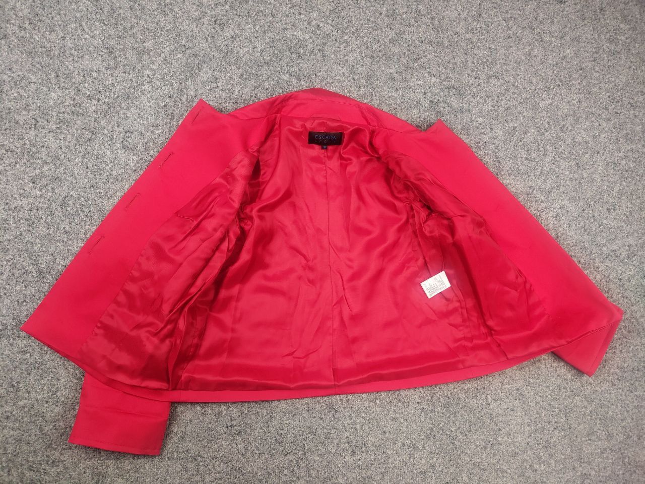 Escada Escada Sport Vintage Design Red Cotton Button Blazer Jacket Size M / US 6-8 / IT 42-44 - 13 Thumbnail