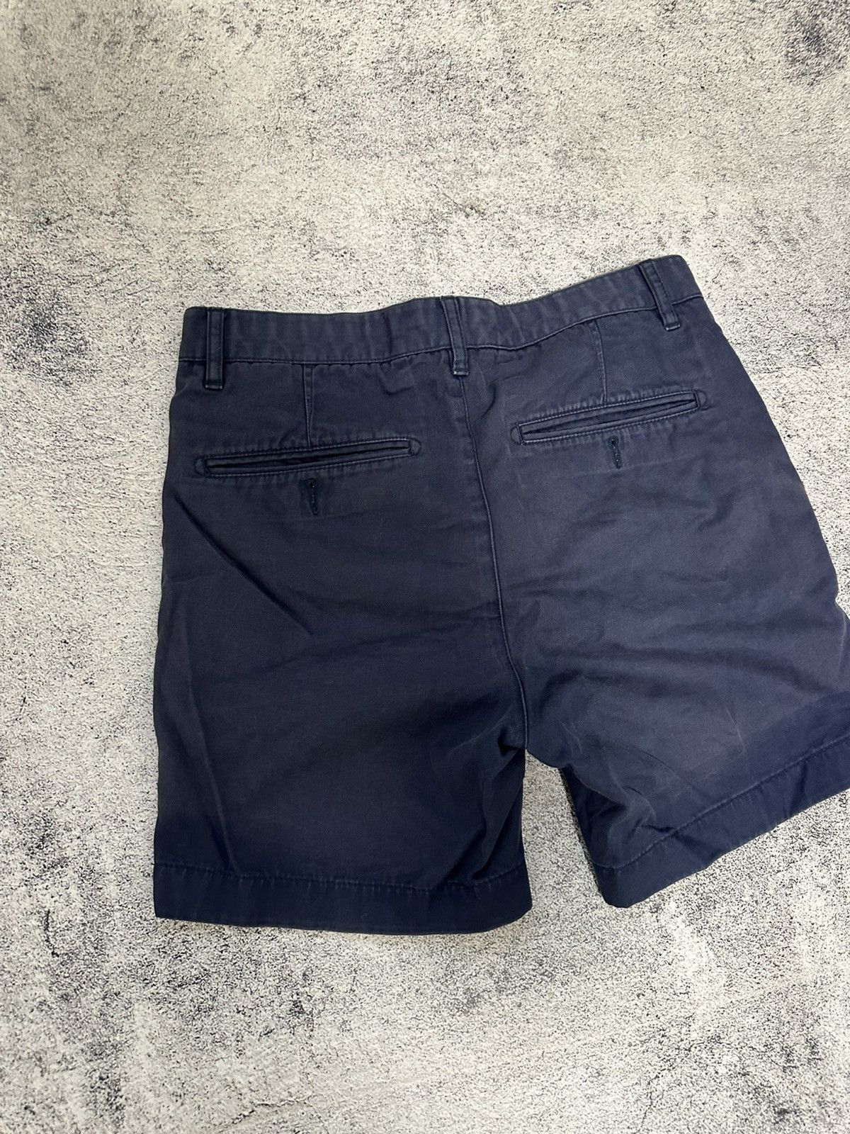 Acne Studios Acne Studios Seymour Twill Shorts Blue Size US 27 - 8 Thumbnail