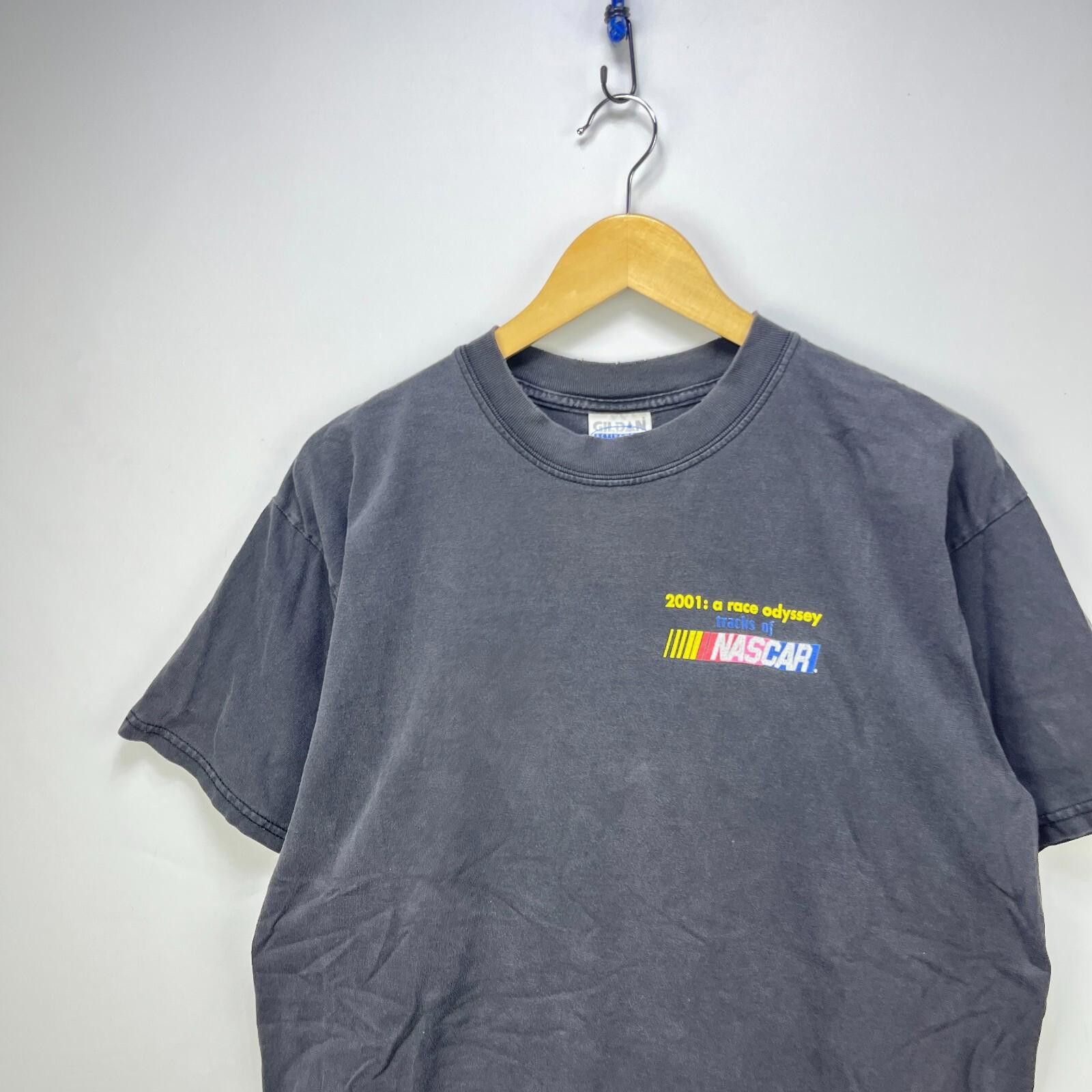 NASCAR Vintage 2001 NASCAR Race Sun Faded Racing T-Shirt Large Size US L / EU 52-54 / 3 - 3 Thumbnail