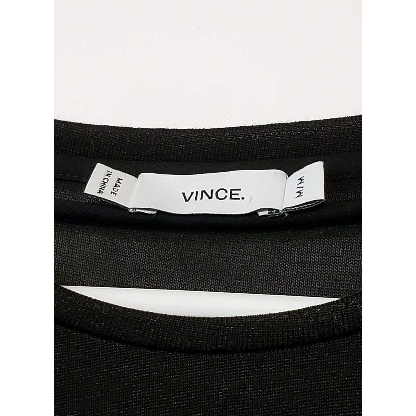 Vince Vince Womens Crew Neck Short Sleeve Tunic Knit Tee Blue Black sz M Size 32" / US 10 / IT 46 - 5 Thumbnail