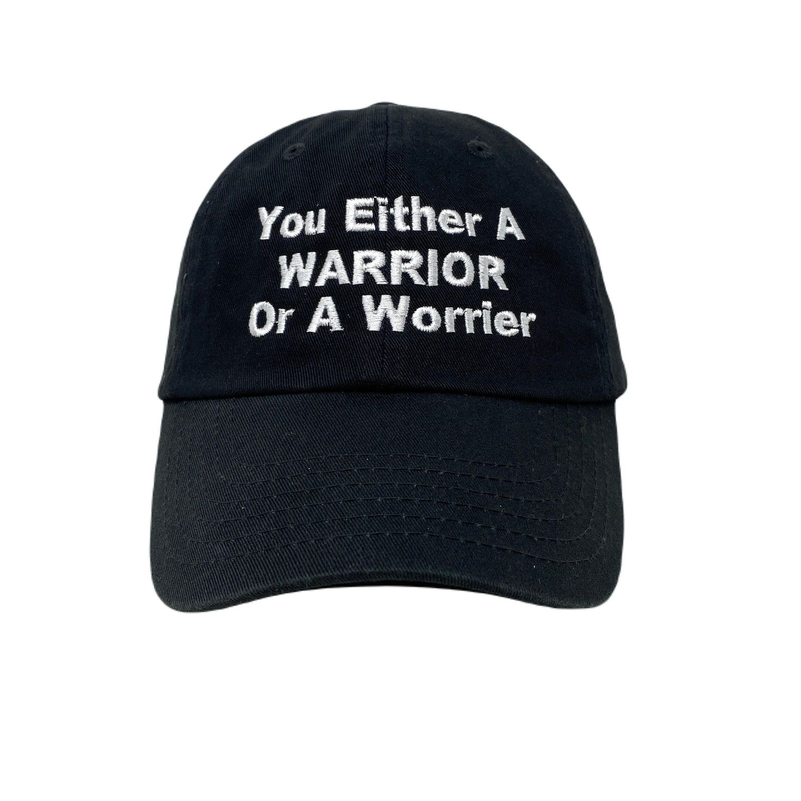 Other WARRIOR Or Worrier Dad Hat Size ONE SIZE - 2 Thumbnail