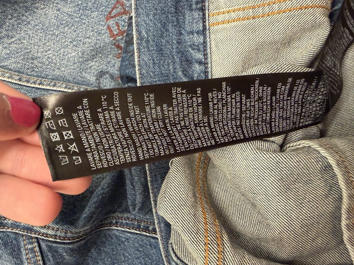 Balenciaga Balenciaga graffiti/doodle distressed denim jacket Size US M / EU 48-50 / 2 - 8 Thumbnail